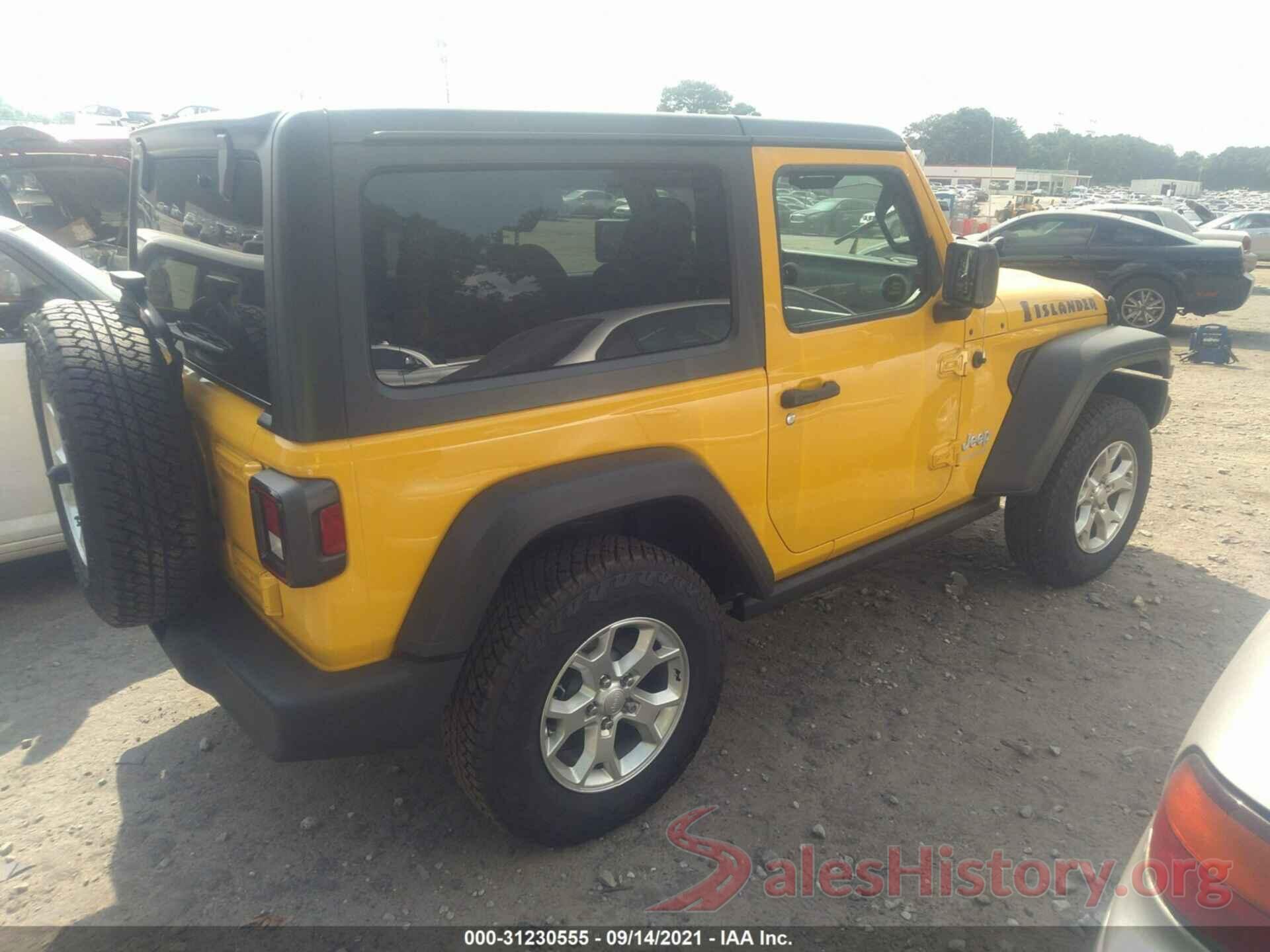 1C4GJXAG7MW591527 2021 JEEP WRANGLER