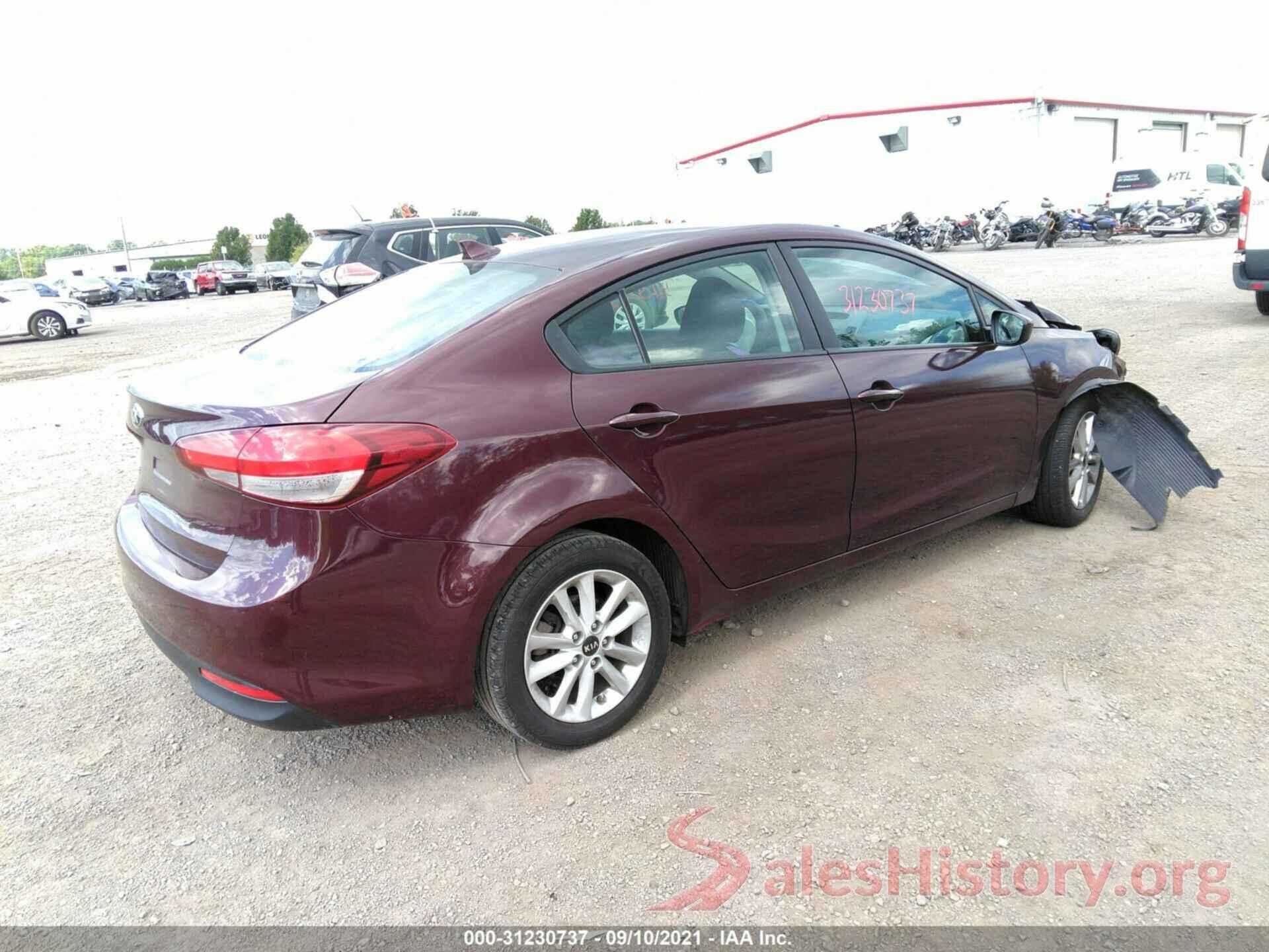 3KPFL4A73HE016474 2017 KIA FORTE