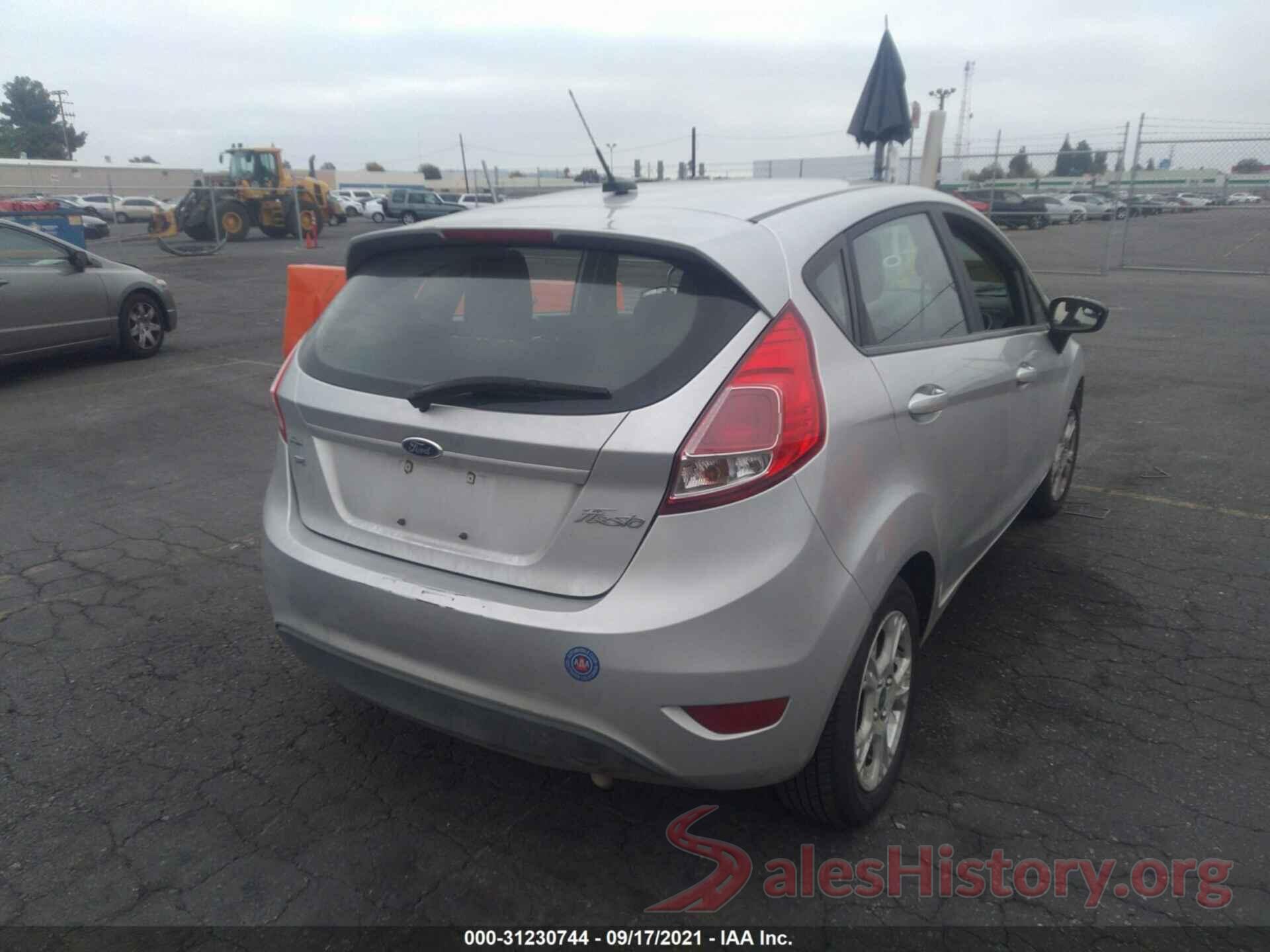 3FADP4EJ5GM100839 2016 FORD FIESTA