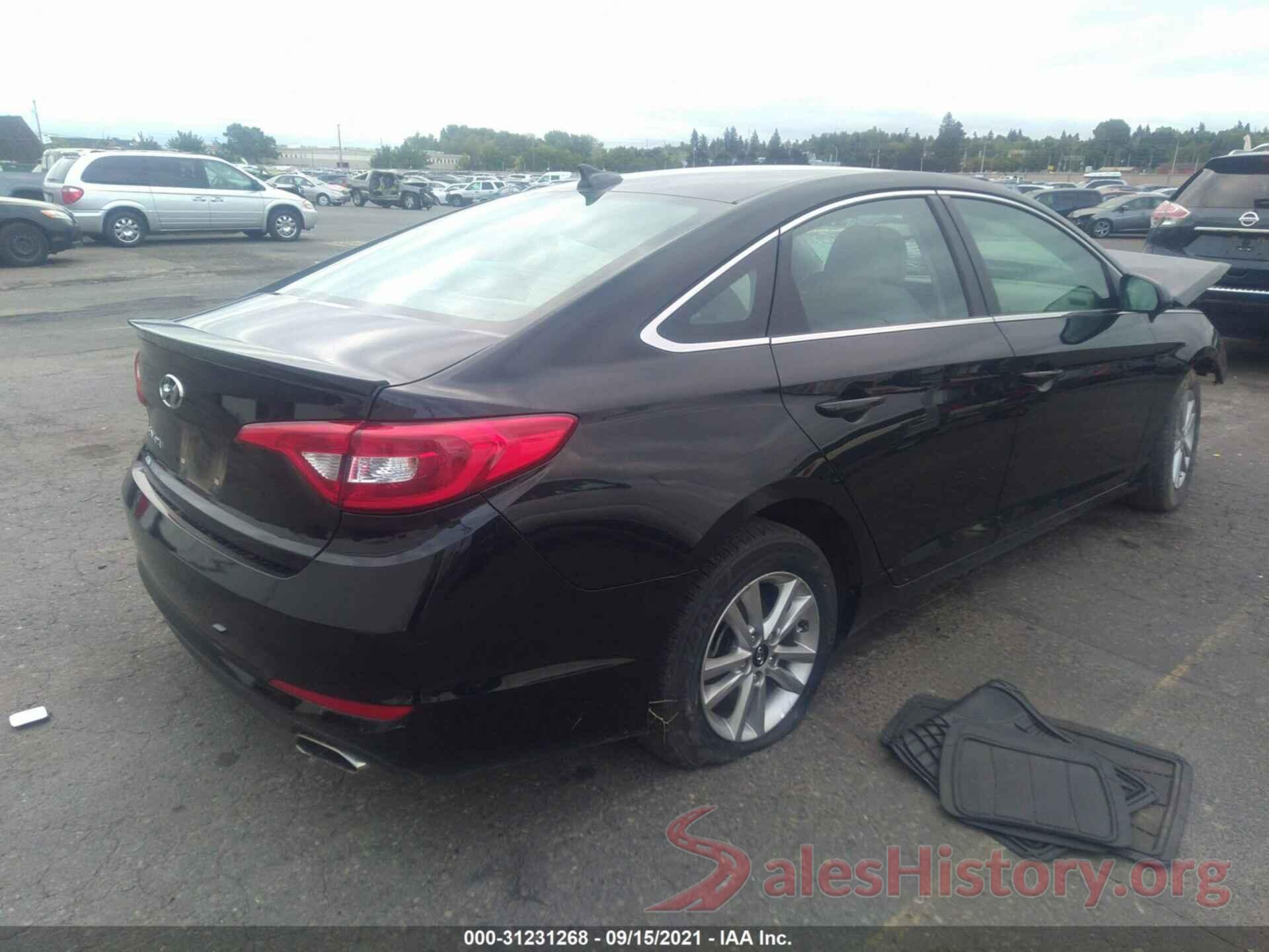 5NPE24AF3GH364761 2016 HYUNDAI SONATA