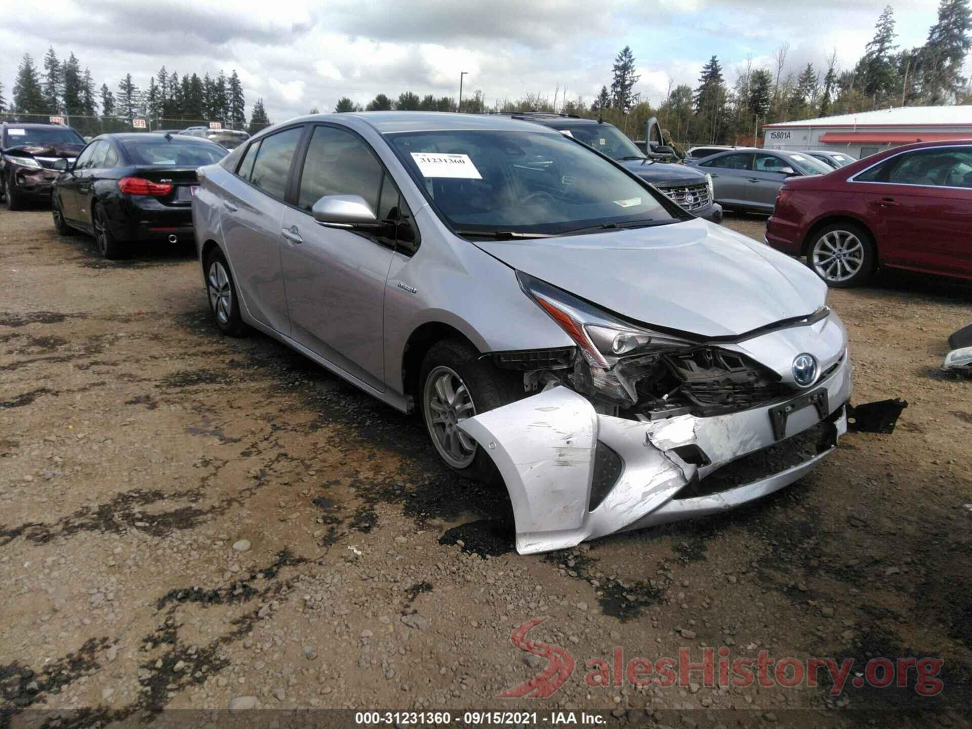 JTDKBRFUXJ3075967 2018 TOYOTA PRIUS