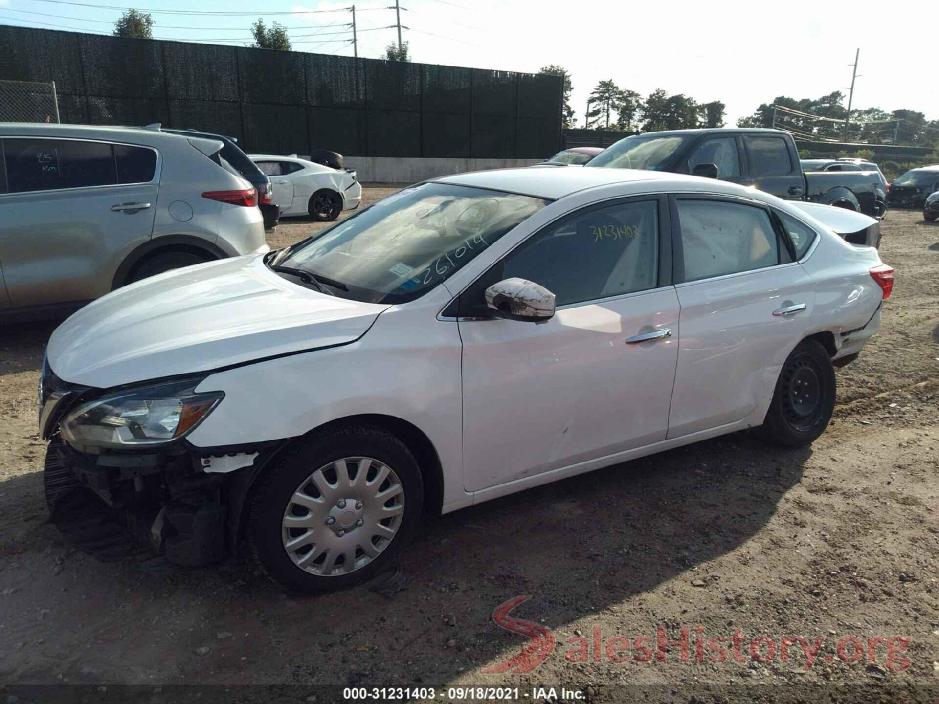 3N1AB7APXHY261014 2017 NISSAN SENTRA