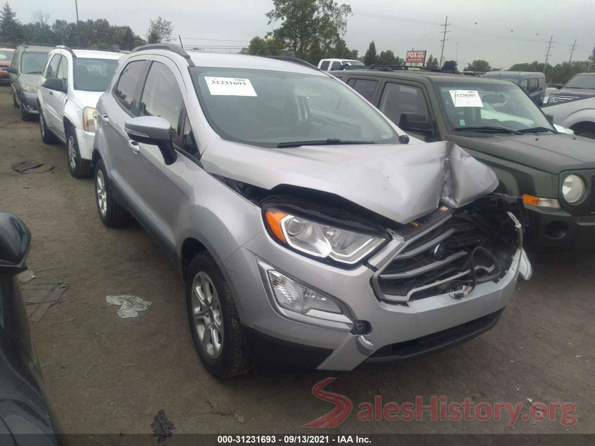 MAJ3S2GE6KC268367 2019 FORD ECOSPORT