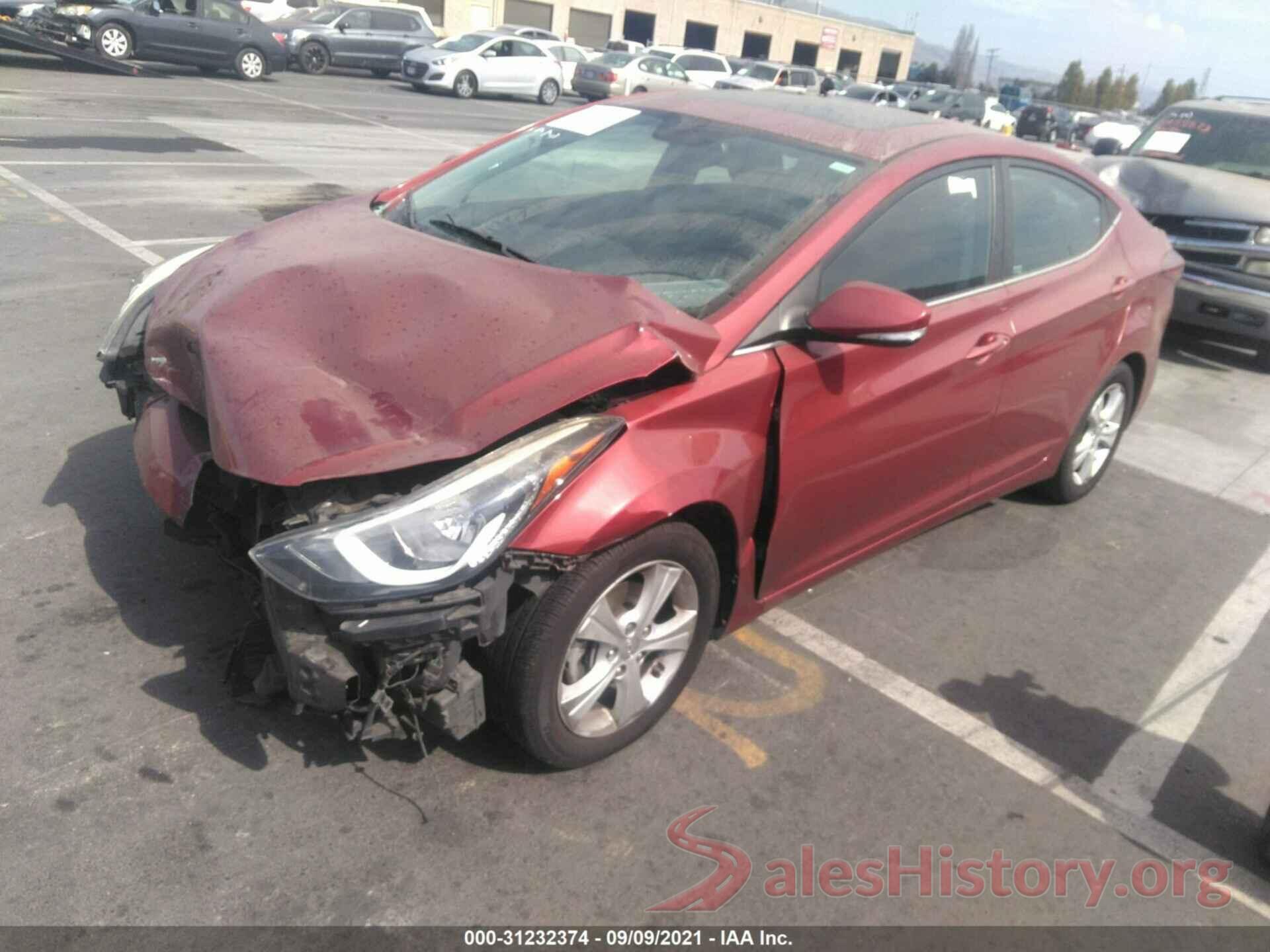 5NPDH4AE5GH694175 2016 HYUNDAI ELANTRA