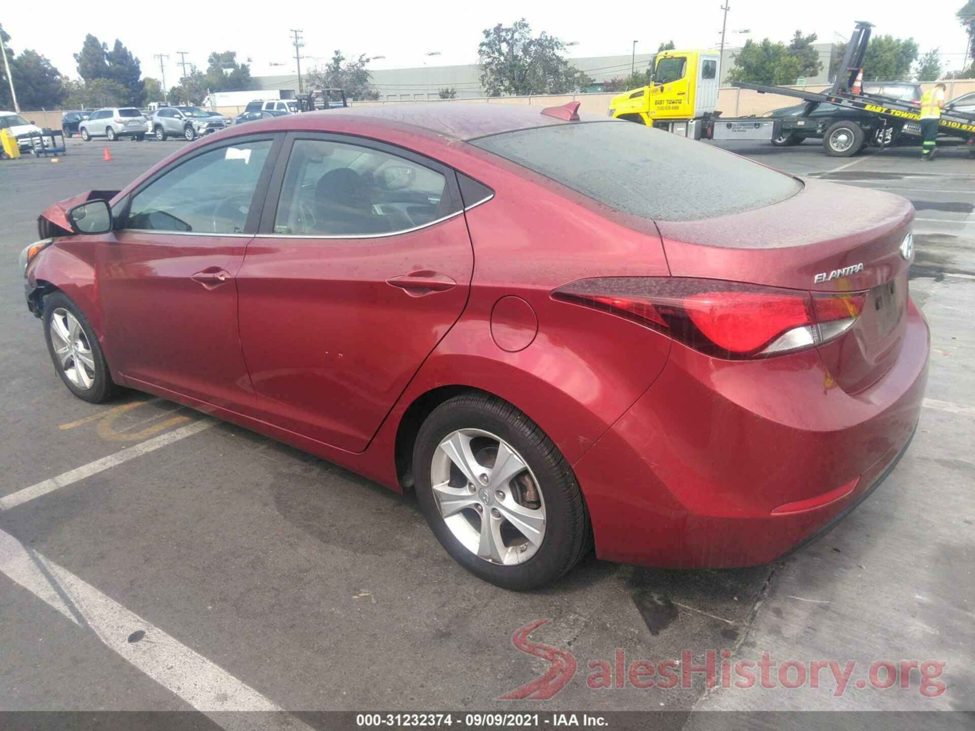 5NPDH4AE5GH694175 2016 HYUNDAI ELANTRA