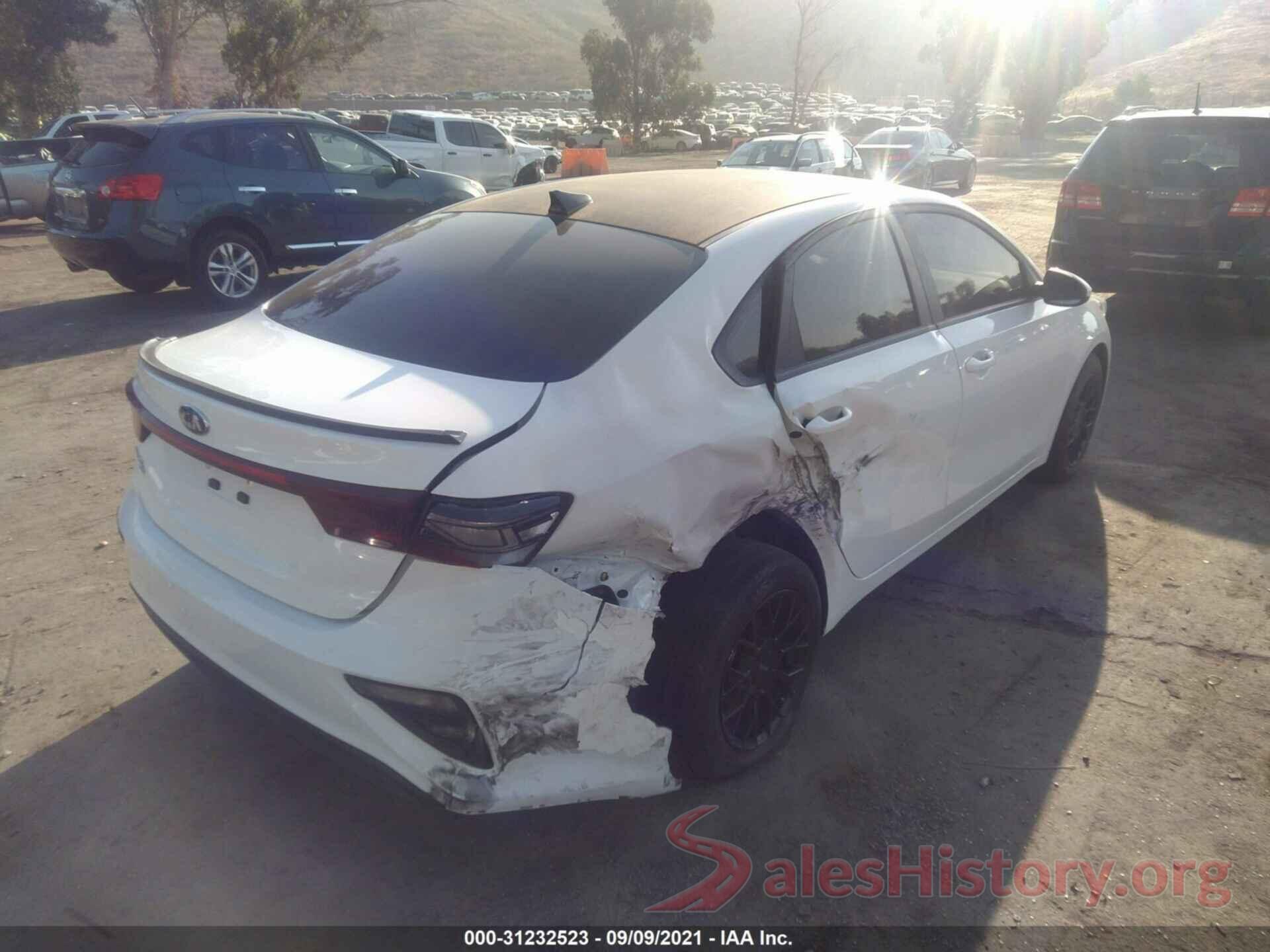 3KPF24AD8LE182233 2020 KIA FORTE