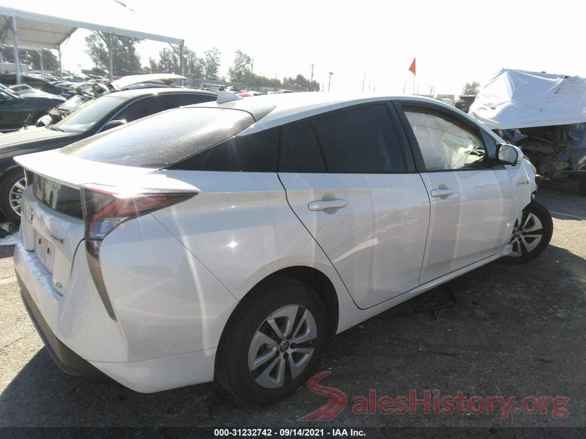 JTDKARFU9G3004402 2016 TOYOTA PRIUS