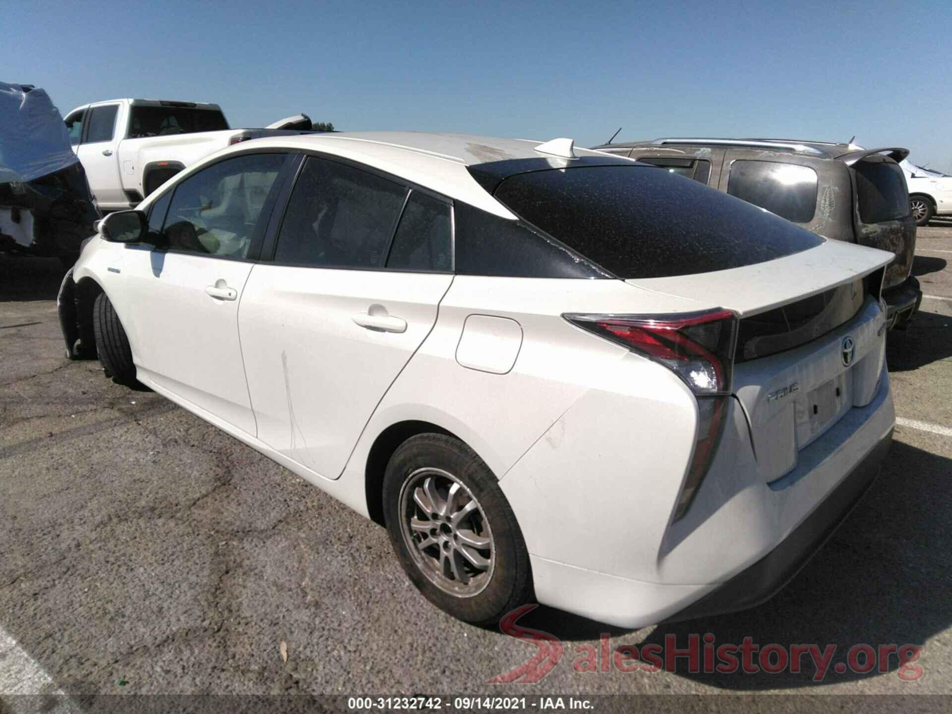 JTDKARFU9G3004402 2016 TOYOTA PRIUS