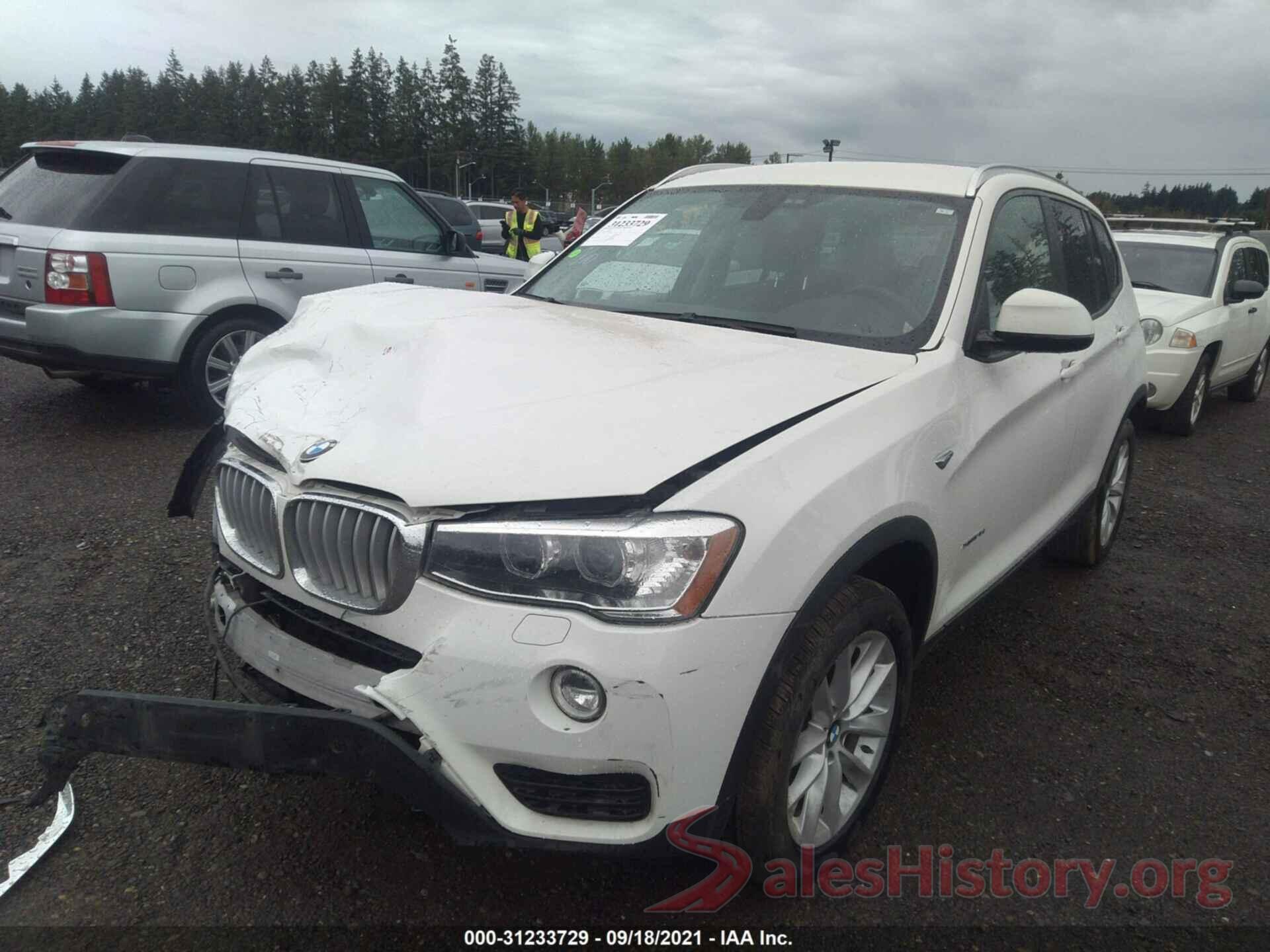 5UXWX9C34H0W70693 2017 BMW X3