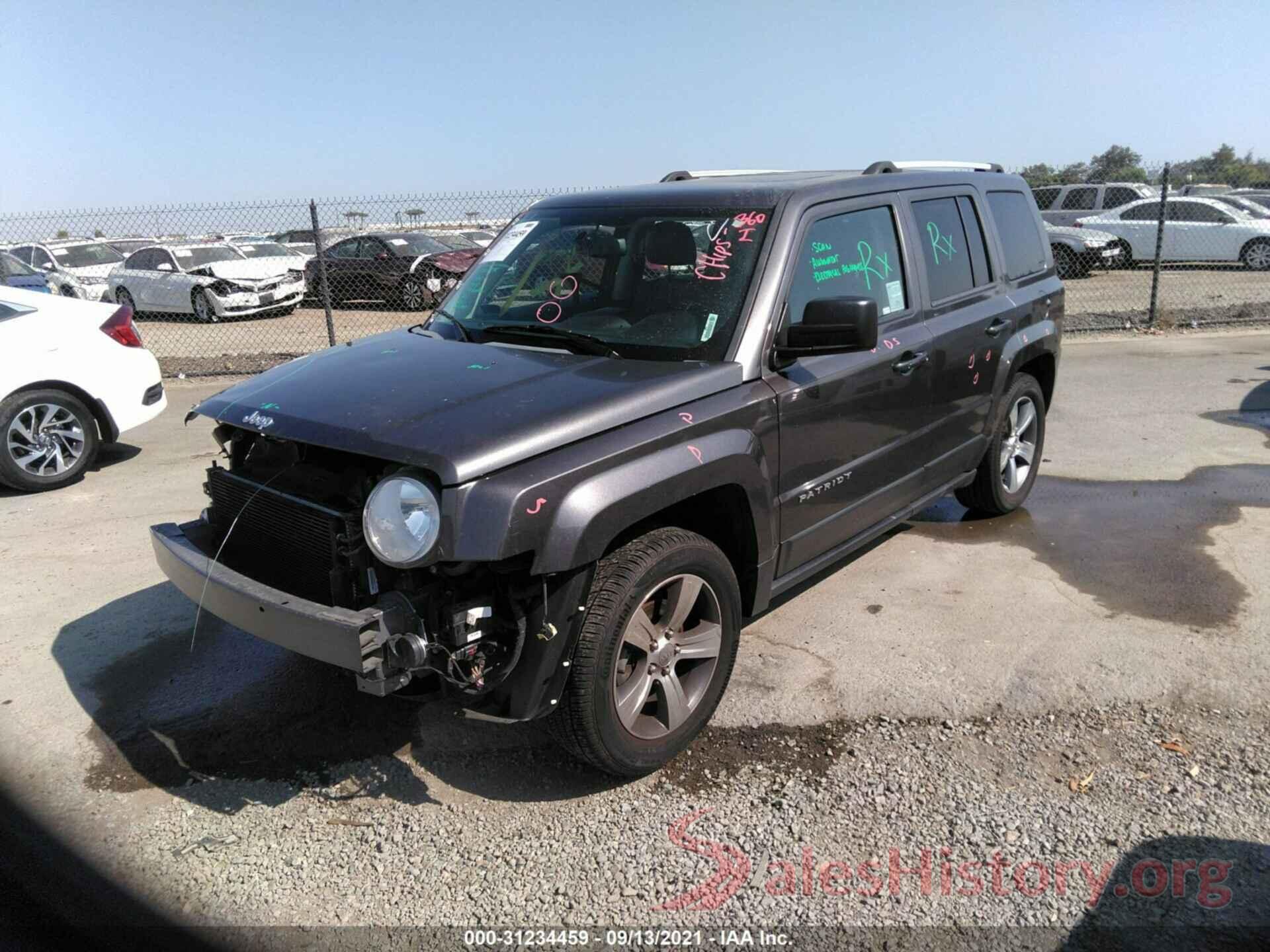 1C4NJPFA4GD710405 2016 JEEP PATRIOT