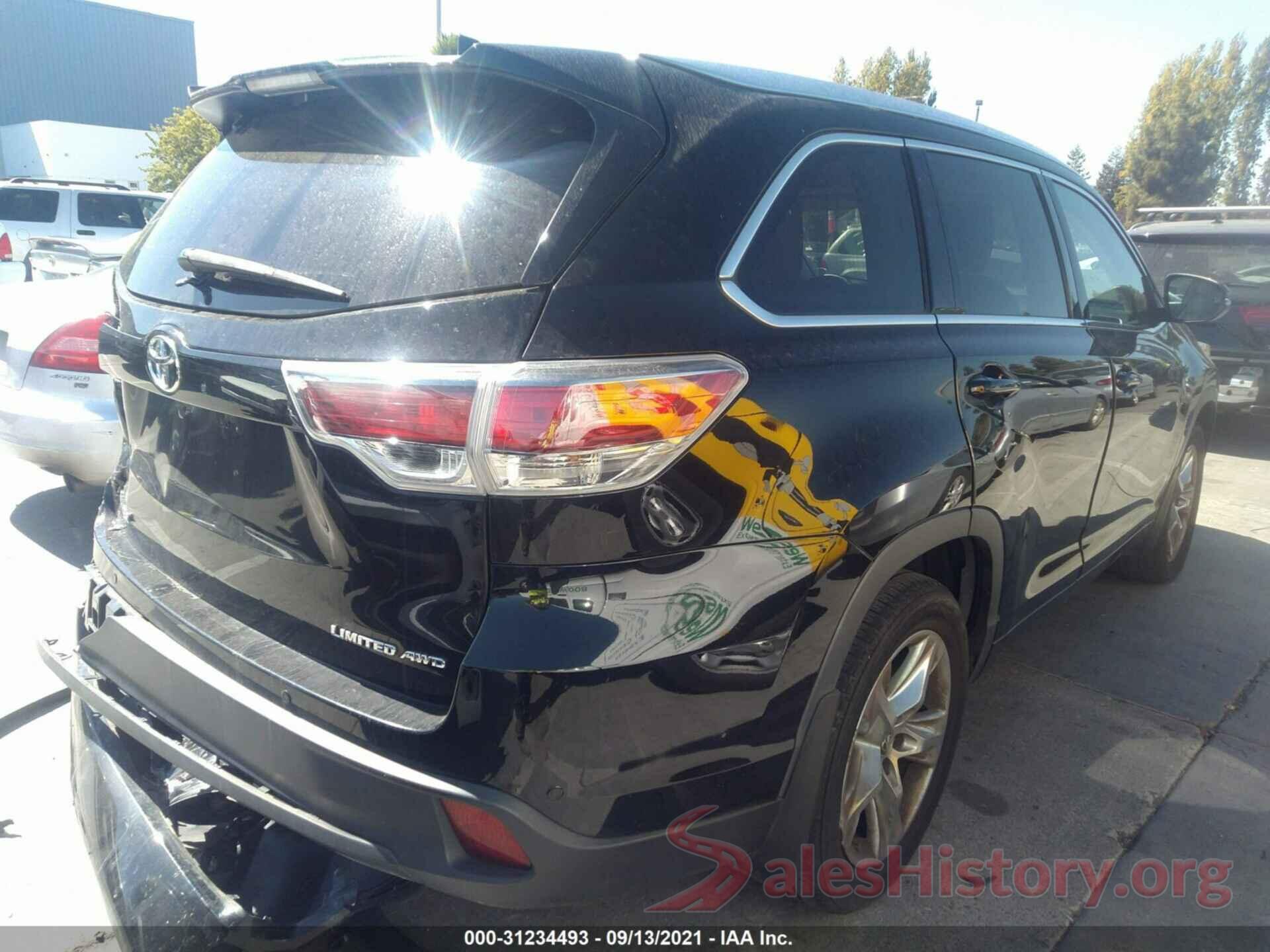 5TDDKRFH8GS241728 2016 TOYOTA HIGHLANDER