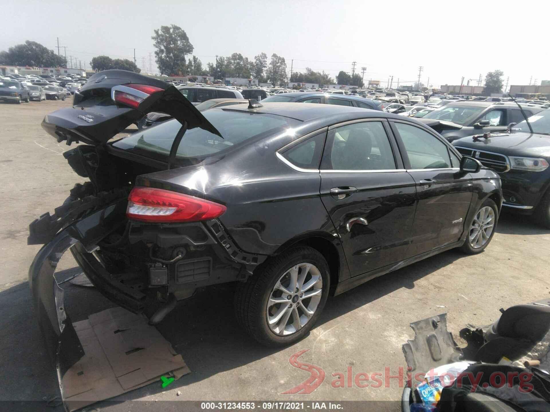 3FA6P0LU5KR199964 2019 FORD FUSION HYBRID