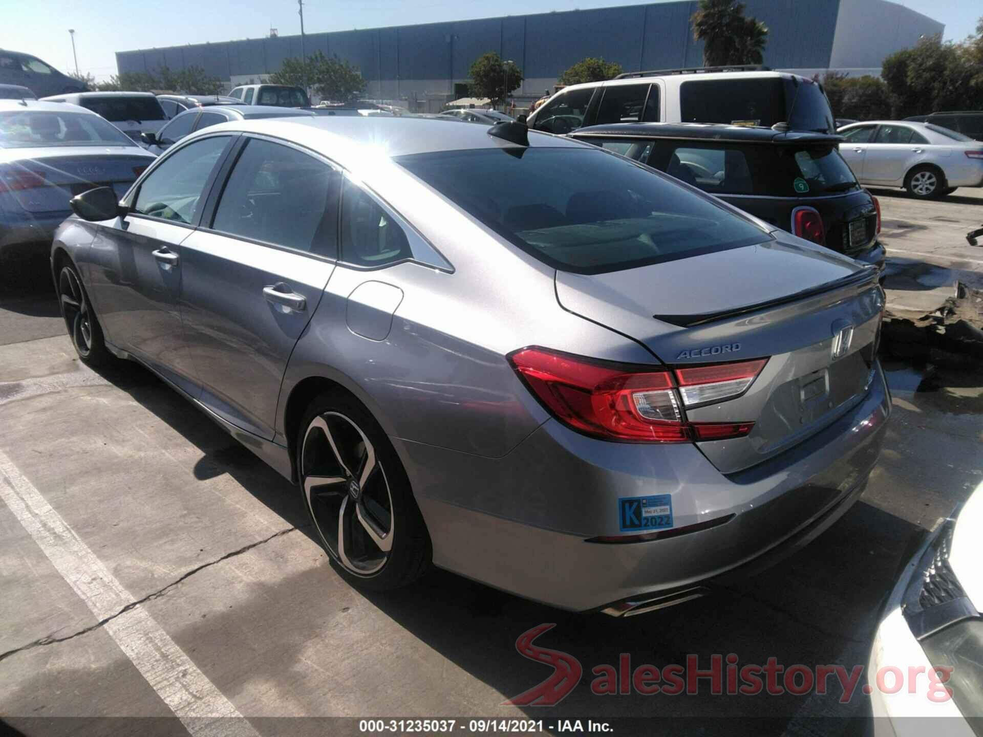 1HGCV1F43MA010067 2021 HONDA ACCORD SEDAN