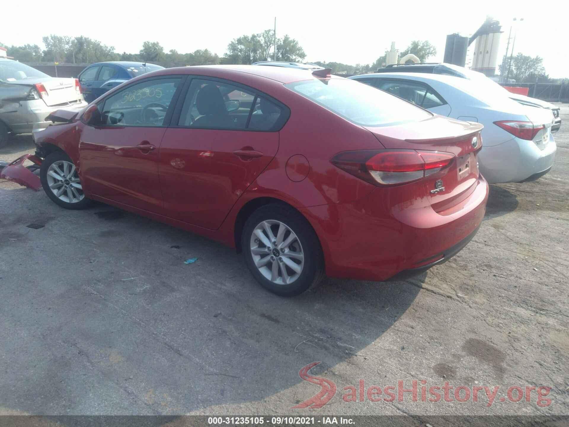 3KPFL4A7XHE013362 2017 KIA FORTE