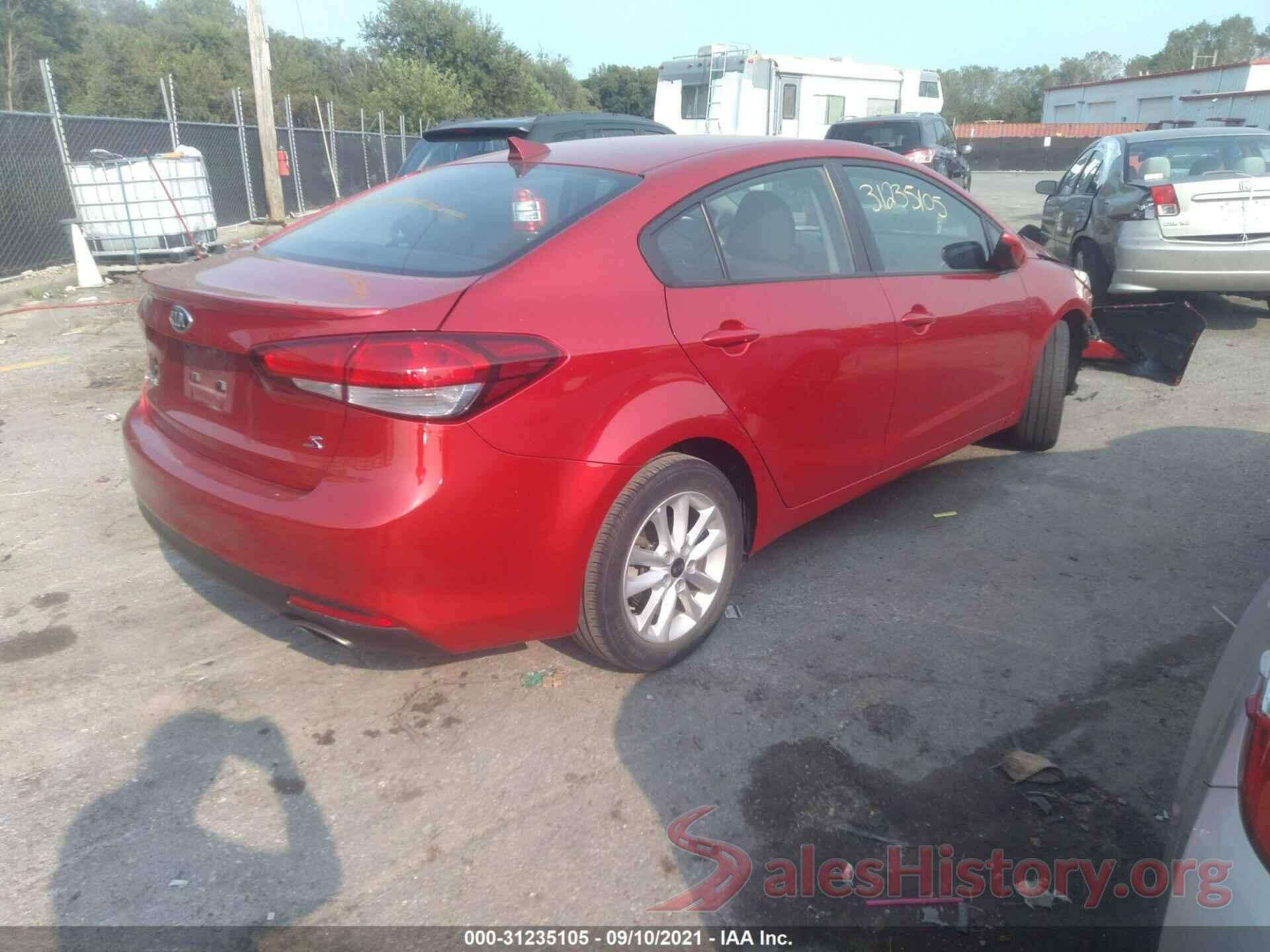 3KPFL4A7XHE013362 2017 KIA FORTE