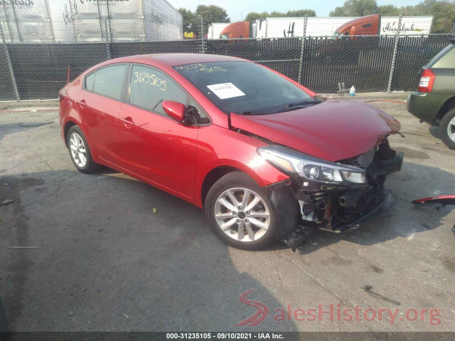 3KPFL4A7XHE013362 2017 KIA FORTE