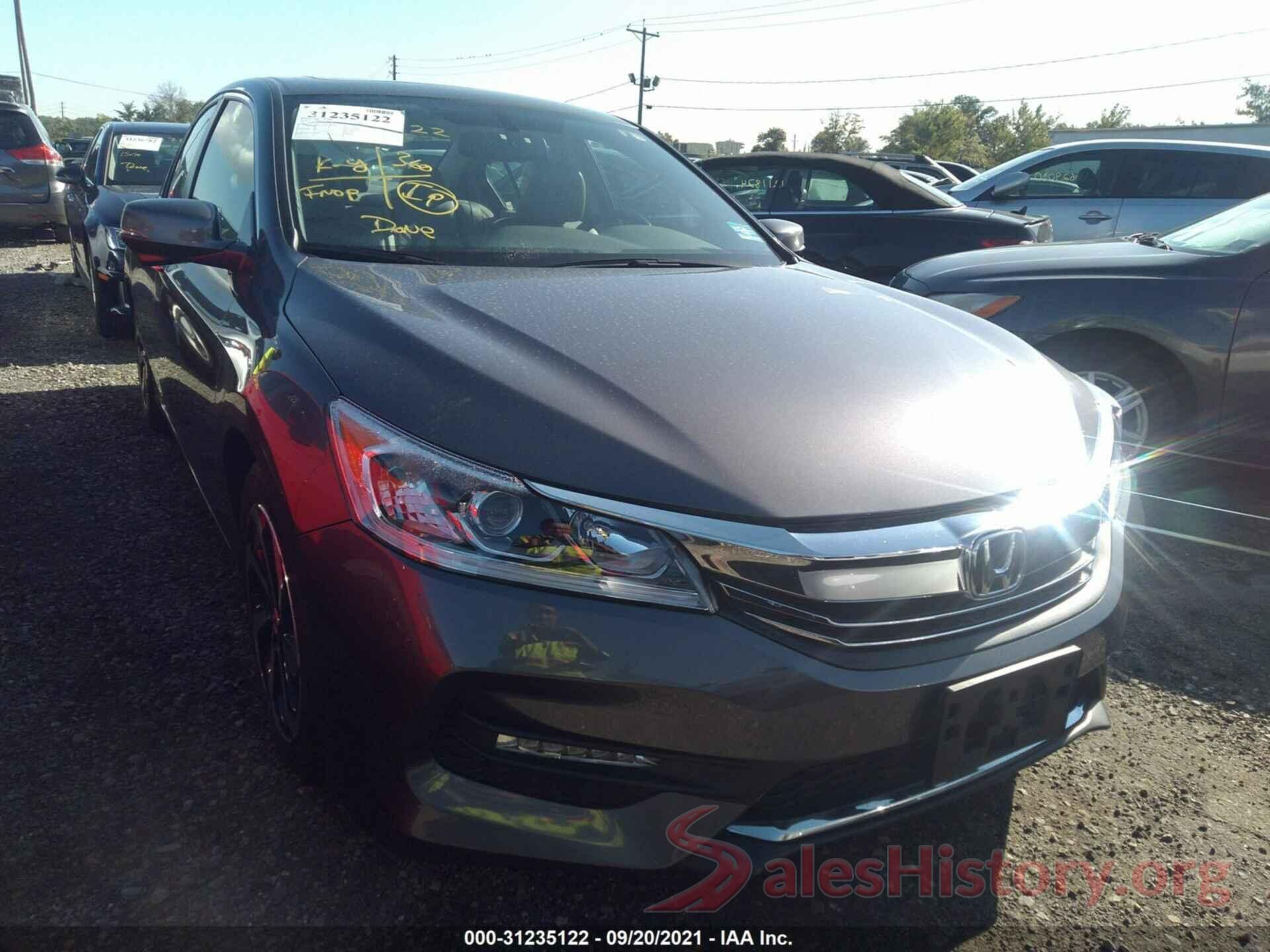 1HGCR2F88GA056110 2016 HONDA ACCORD SEDAN