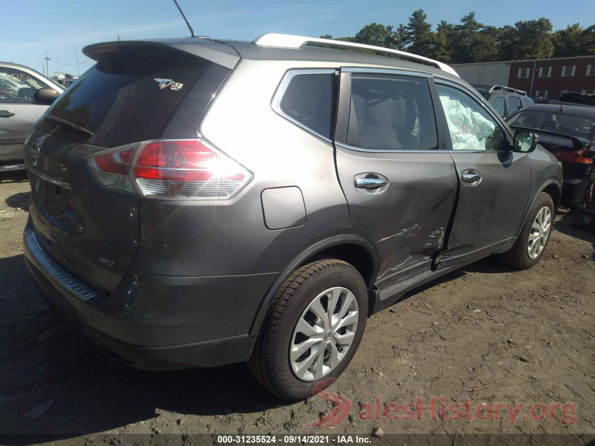 JN8AT2MV2GW148594 2016 NISSAN ROGUE