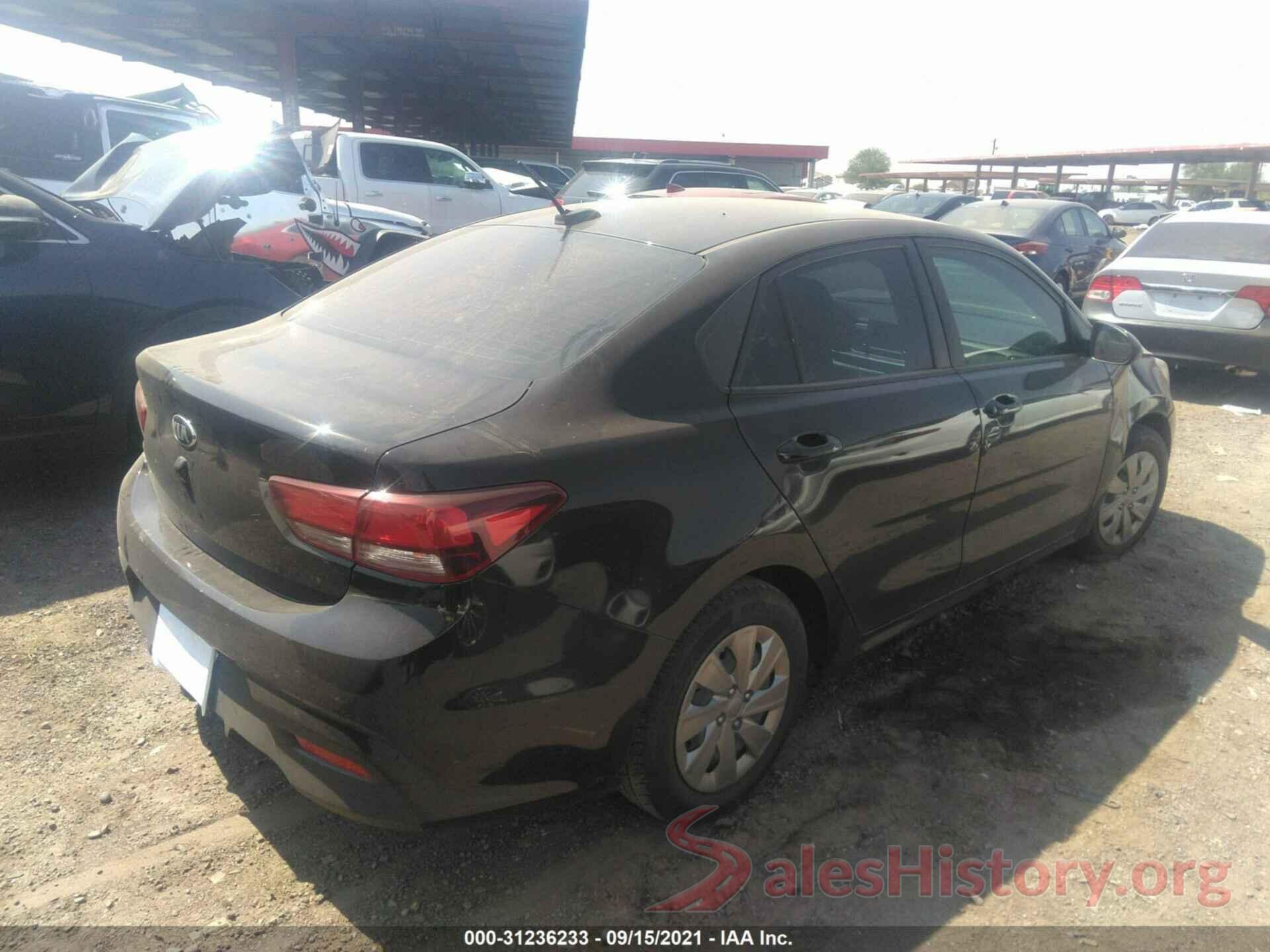 3KPA24AD9LE273358 2020 KIA RIO