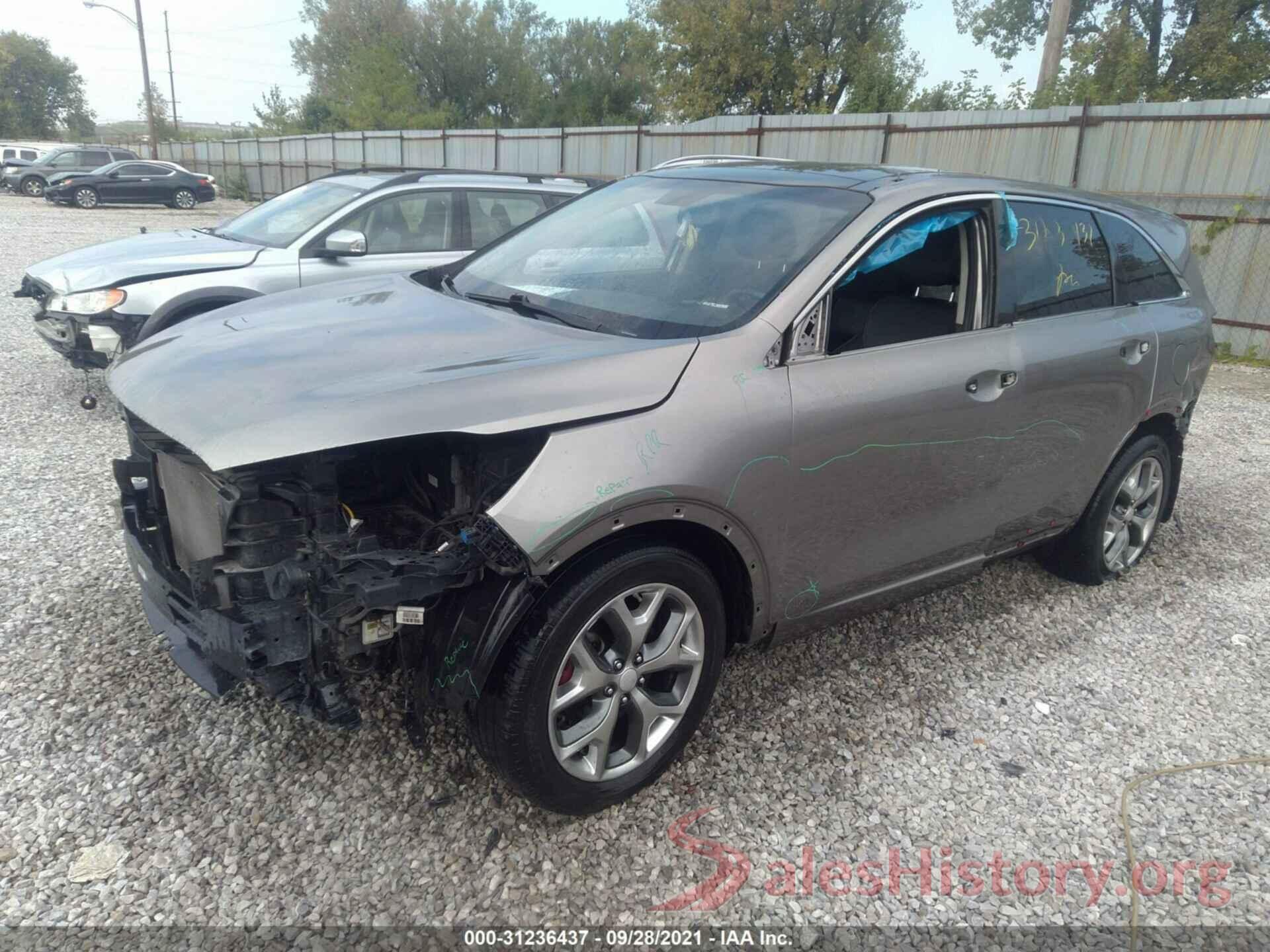 5XYPKDA50GG082102 2016 KIA SORENTO