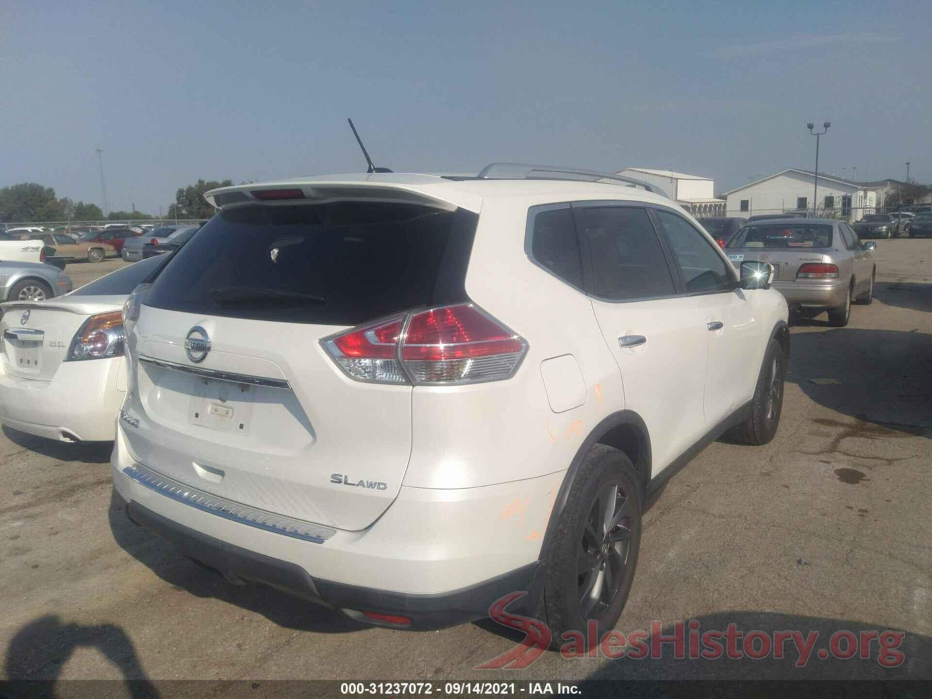 KNMAT2MV0GP683302 2016 NISSAN ROGUE