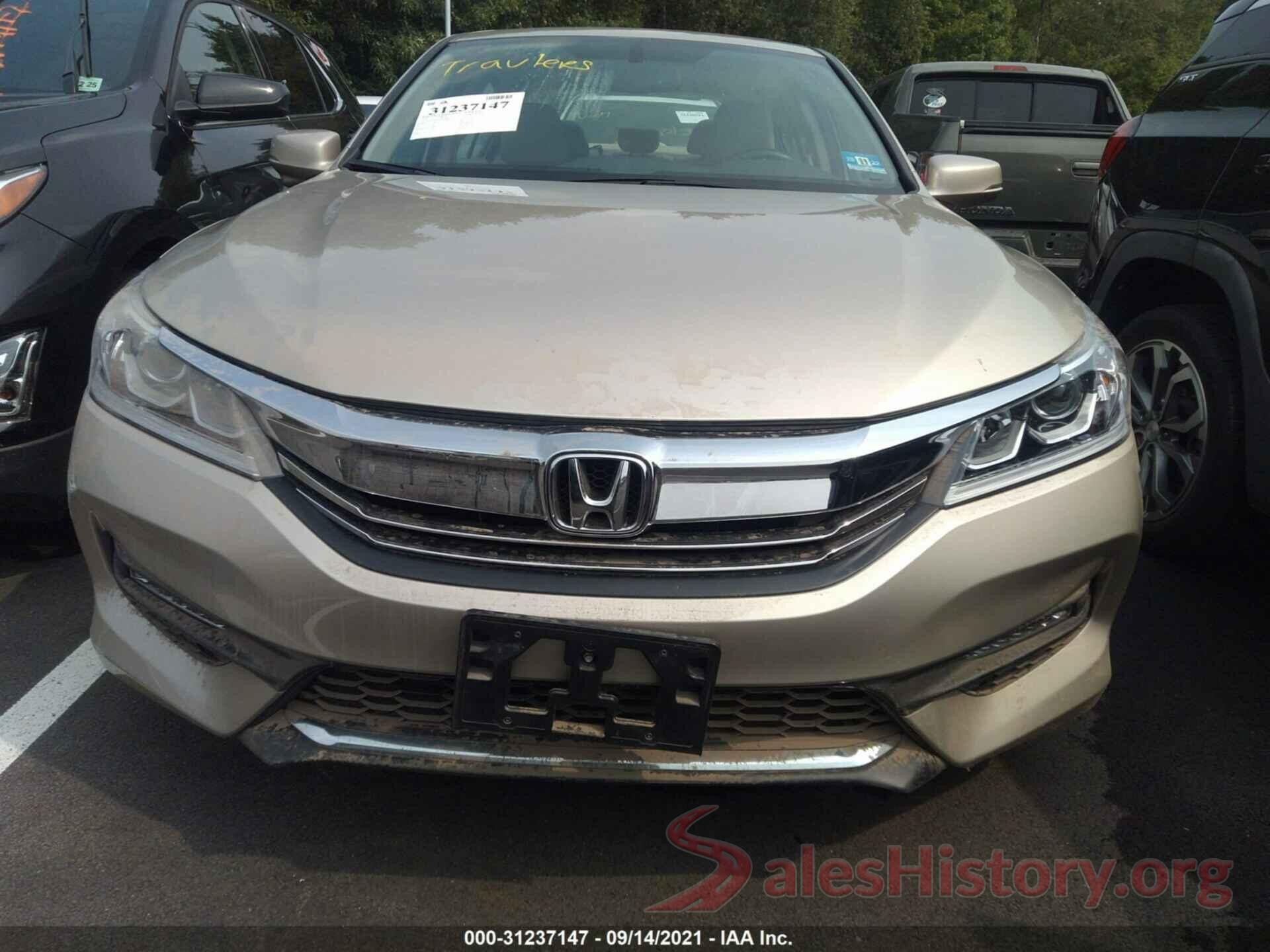 1HGCR2F82GA001880 2016 HONDA ACCORD SEDAN