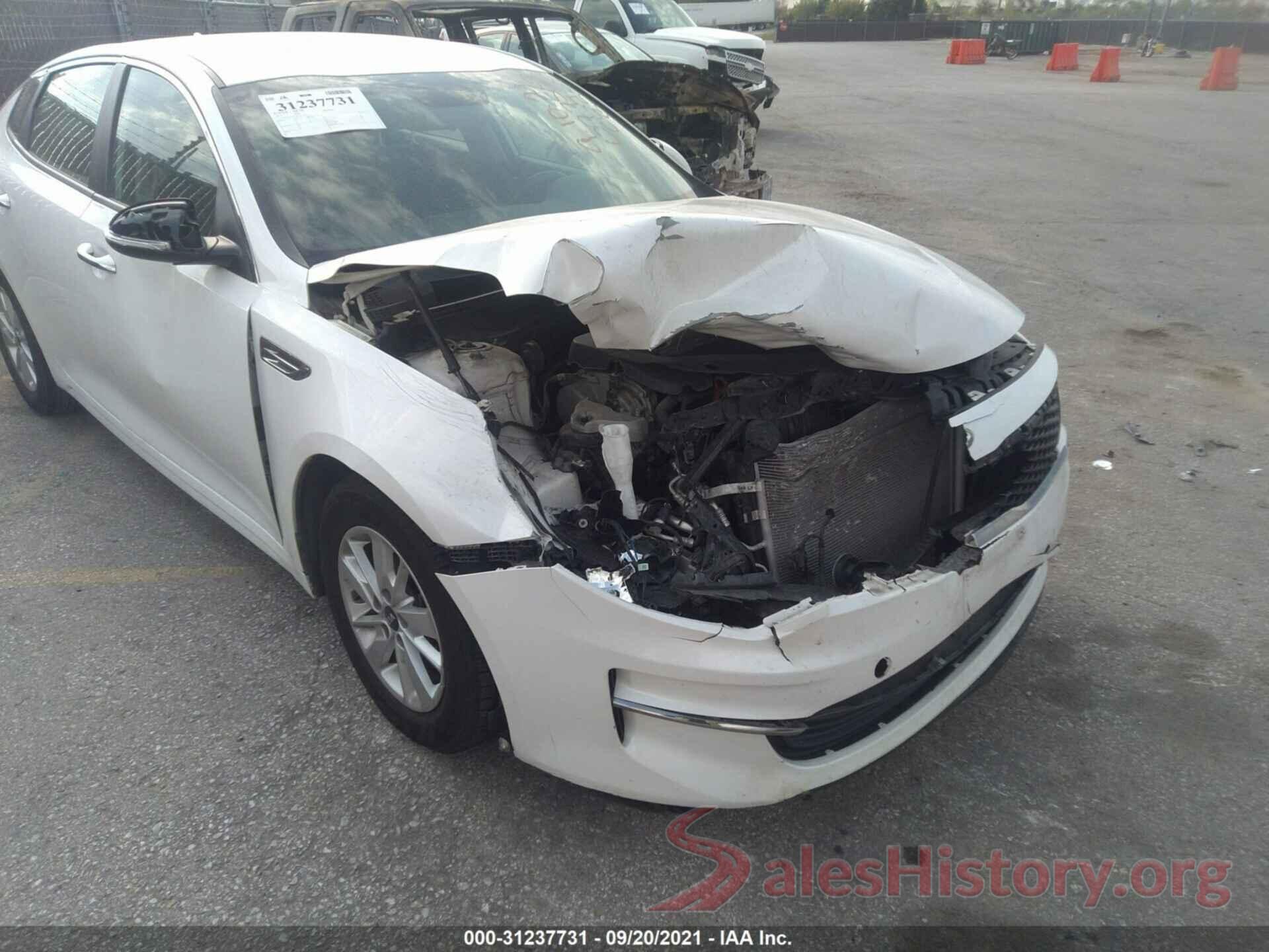 KNAGT4L35G5071207 2016 KIA OPTIMA