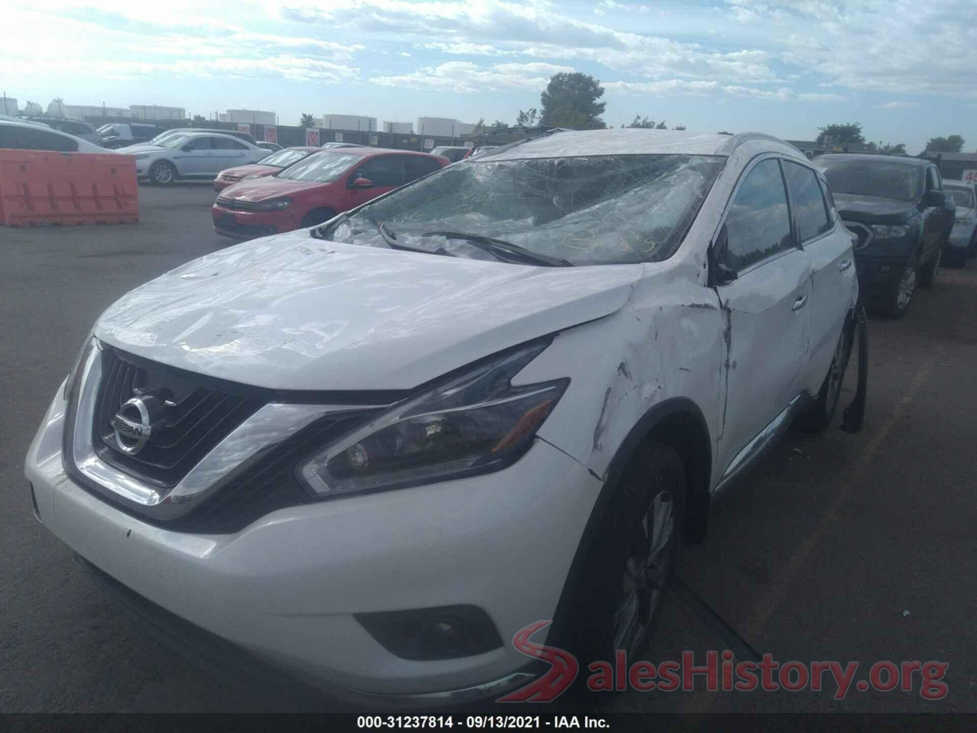 5N1AZ2MG3JN105659 2018 NISSAN MURANO