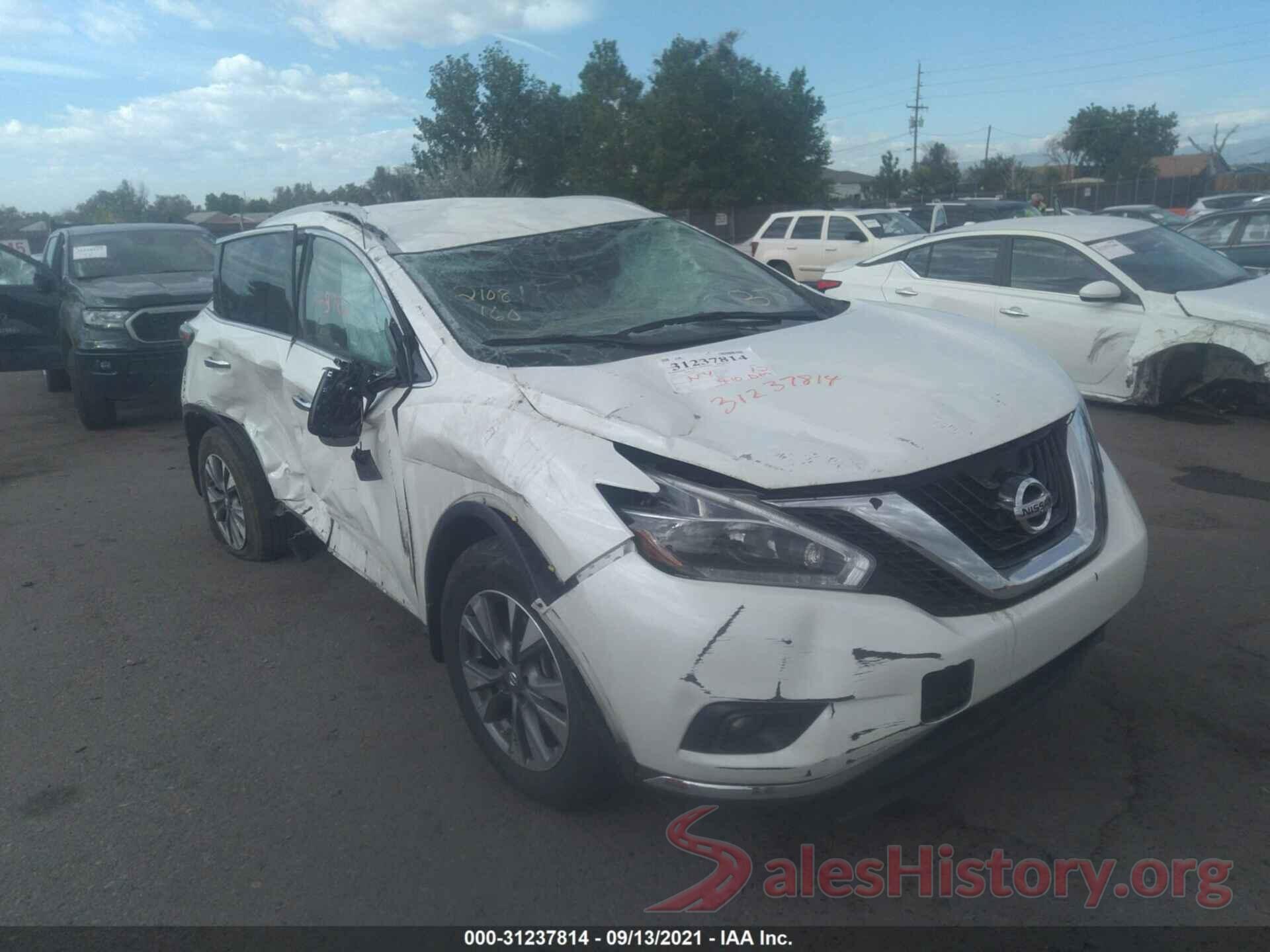 5N1AZ2MG3JN105659 2018 NISSAN MURANO