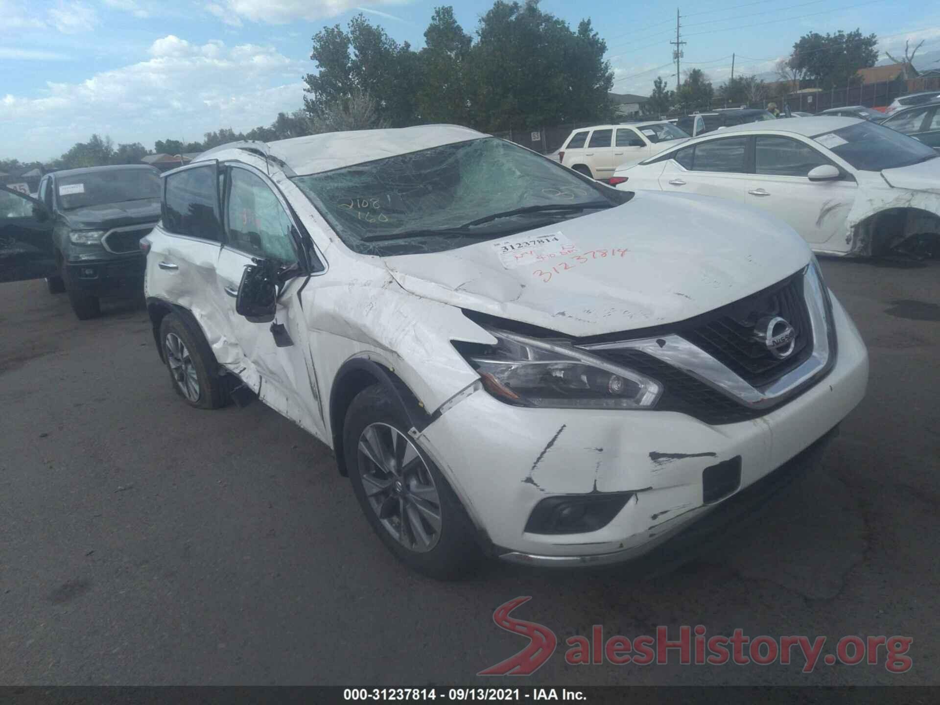 5N1AZ2MG3JN105659 2018 NISSAN MURANO