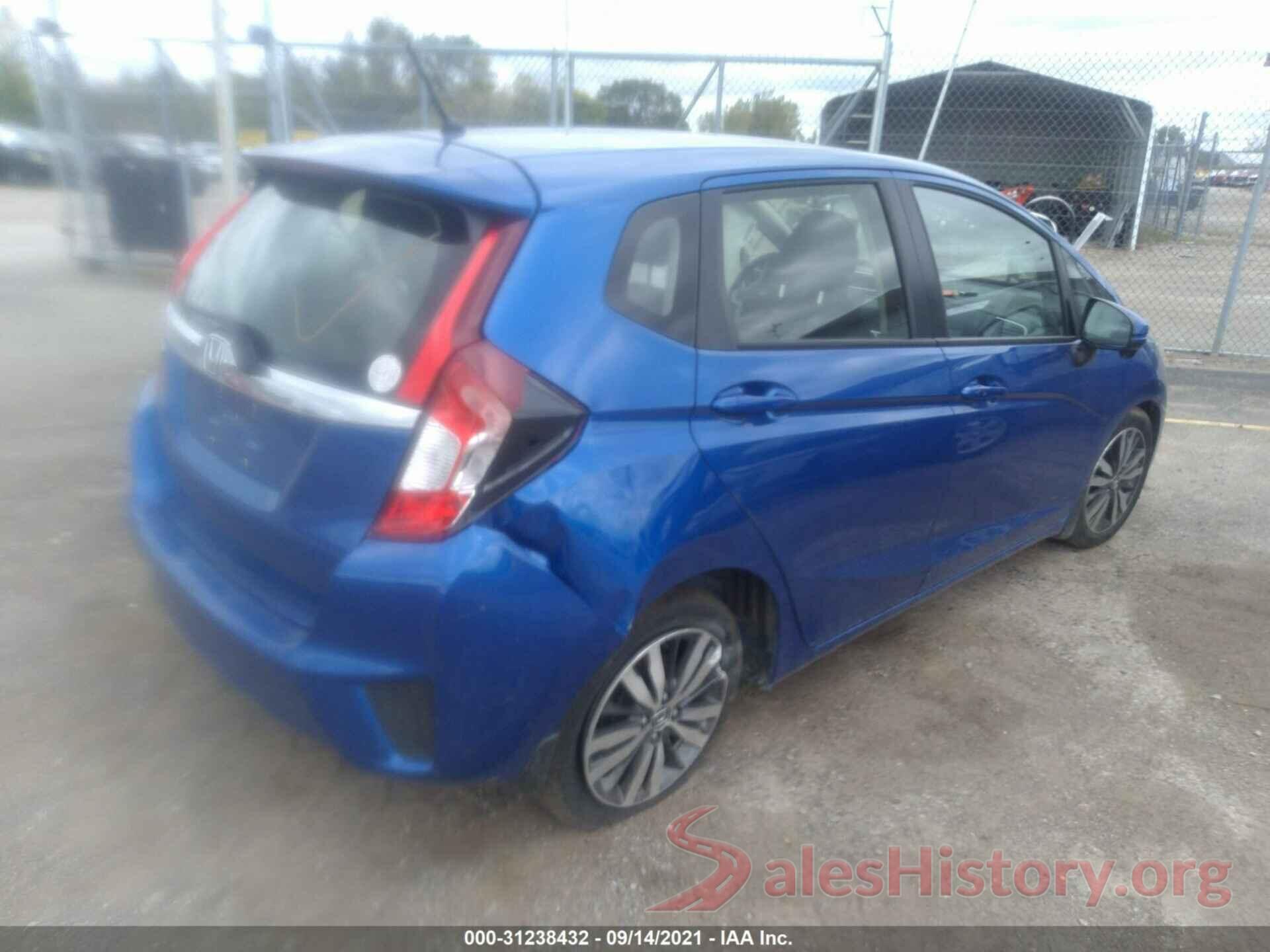 JHMGK5H7XGX021431 2016 HONDA FIT