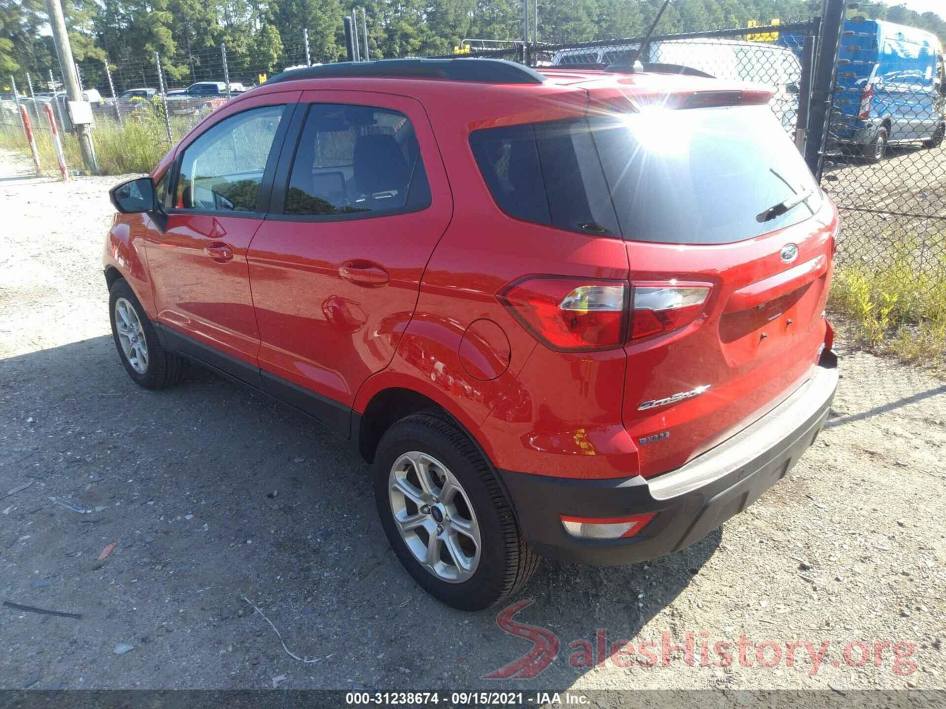 MAJ6S3GL2LC389996 2020 FORD ECOSPORT