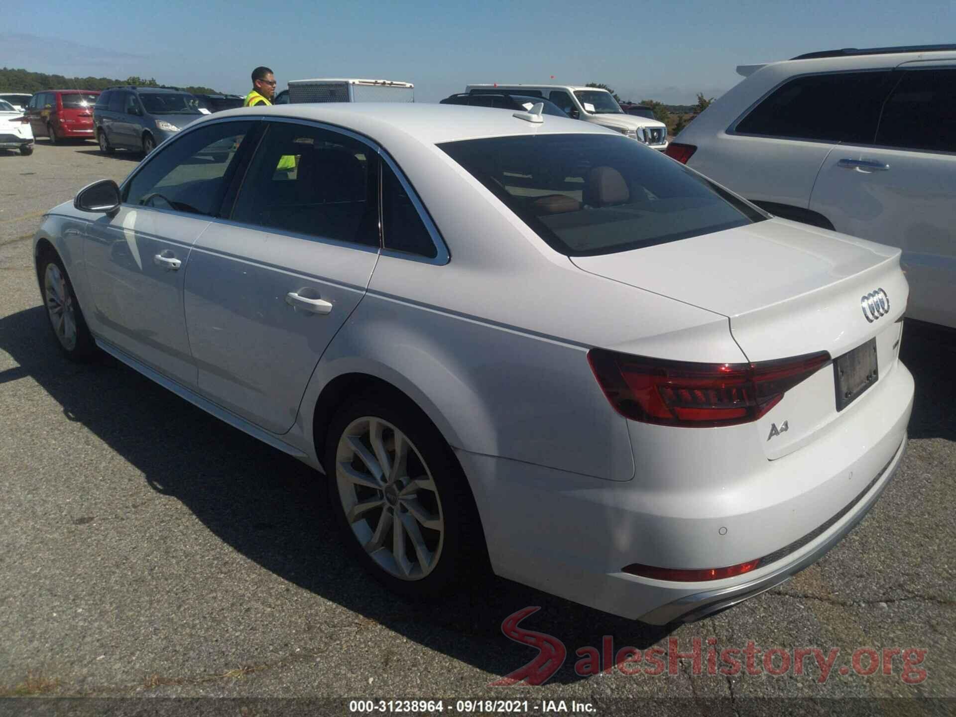 WAUENAF4XKA041673 2019 AUDI A4