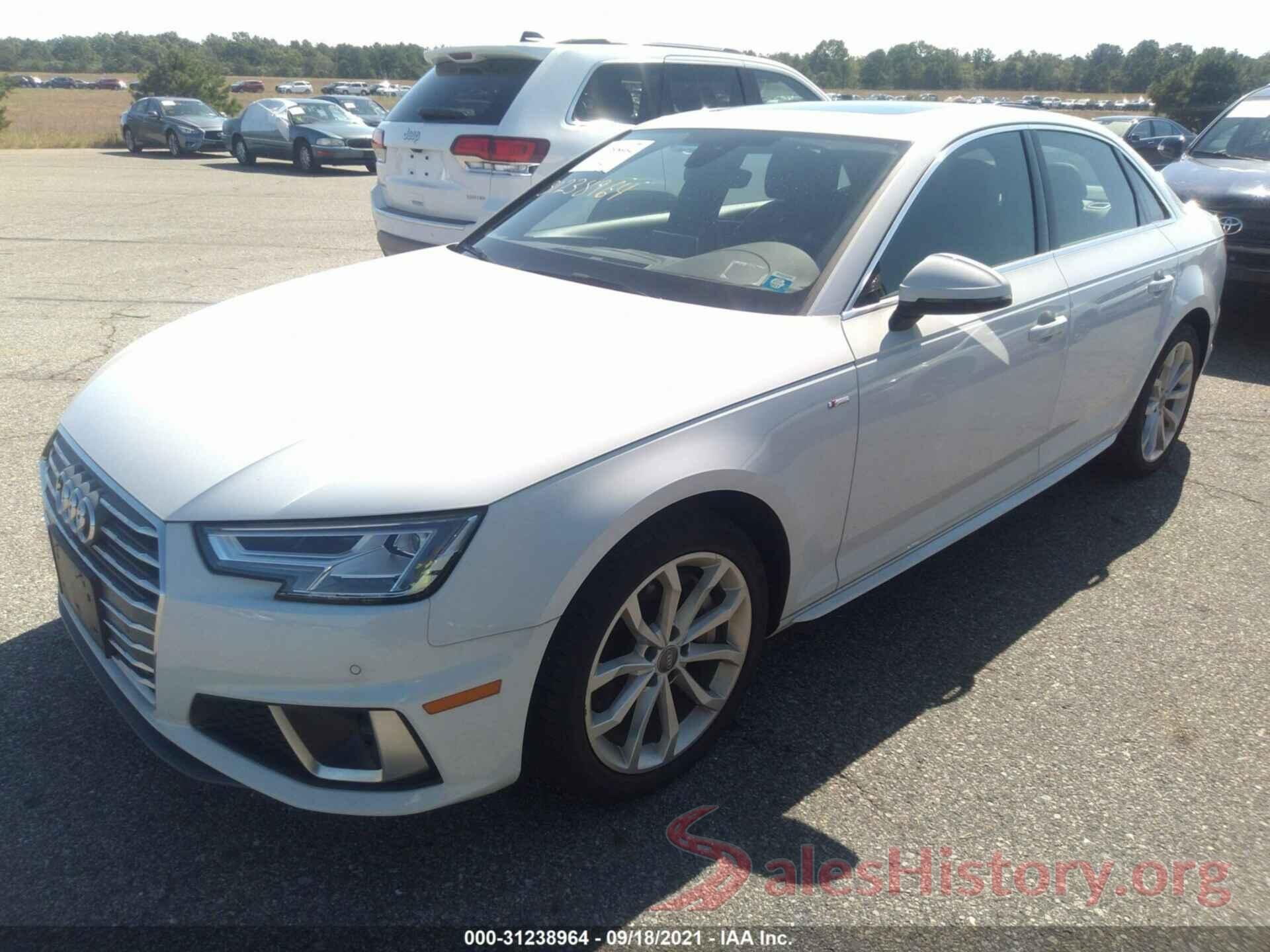 WAUENAF4XKA041673 2019 AUDI A4