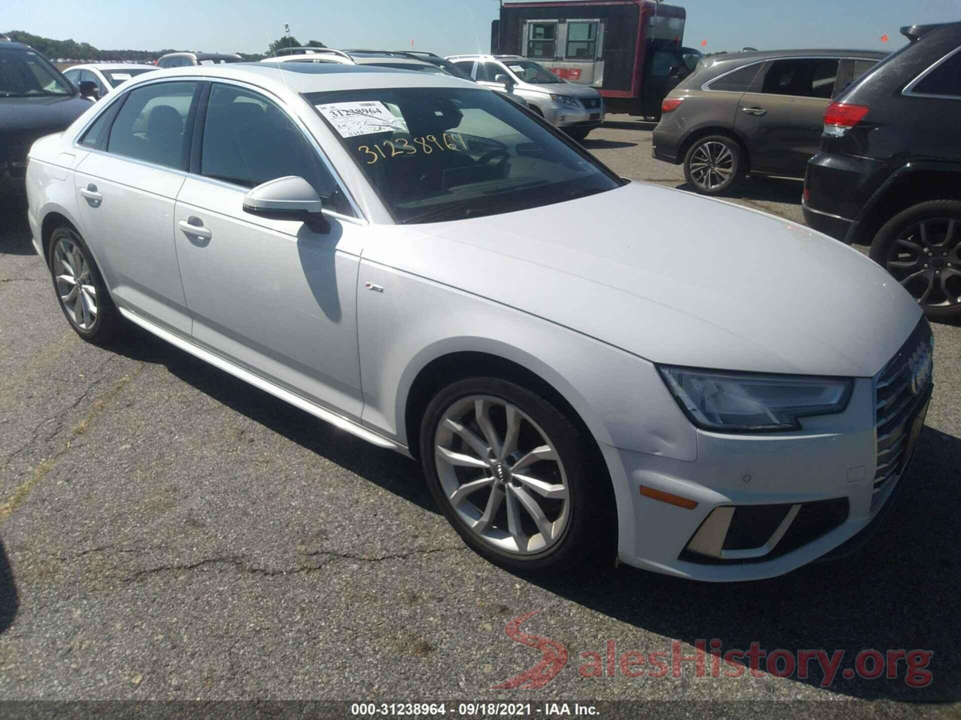 WAUENAF4XKA041673 2019 AUDI A4