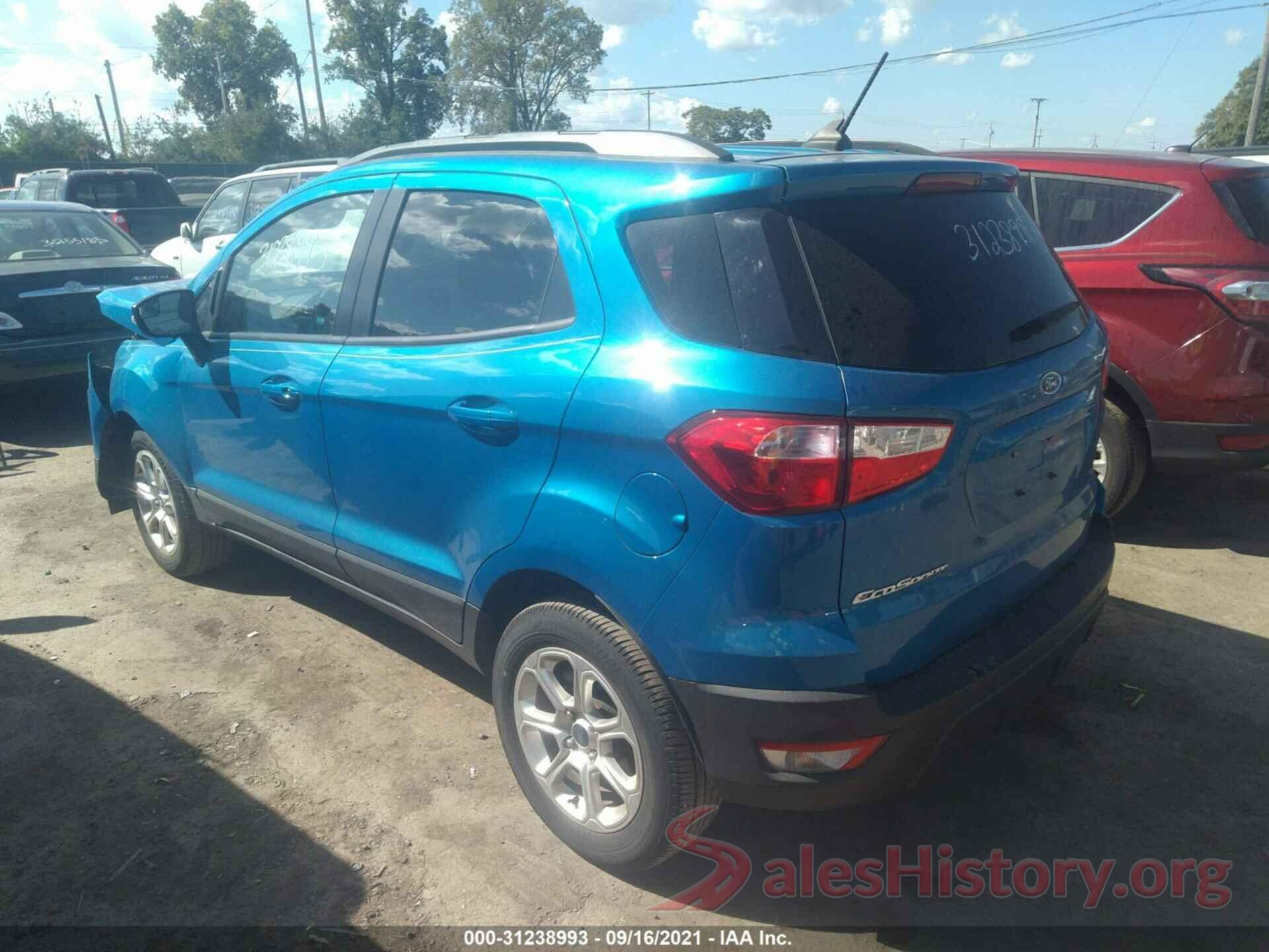 MAJ3S2GE3KC253194 2019 FORD ECOSPORT