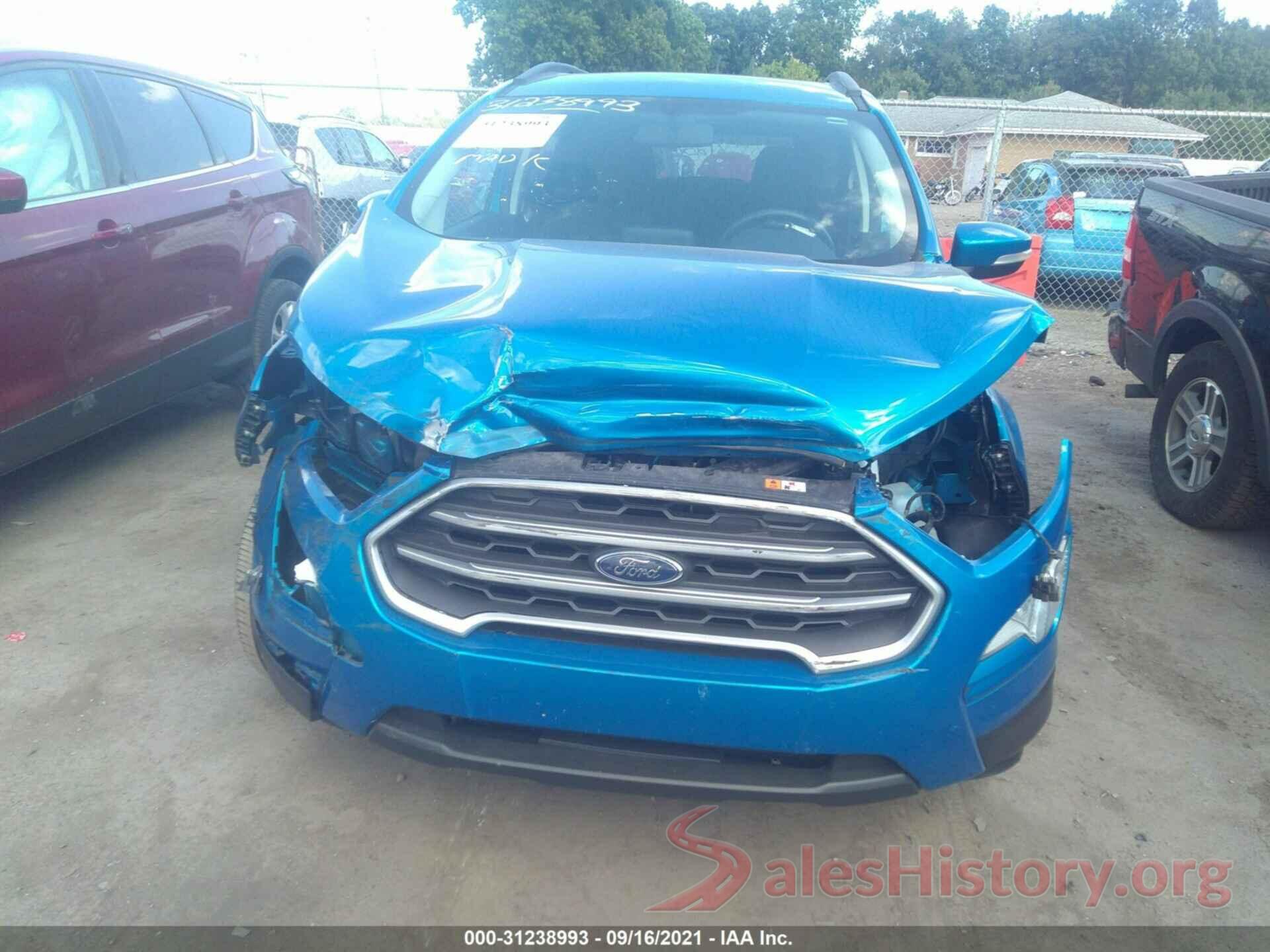 MAJ3S2GE3KC253194 2019 FORD ECOSPORT