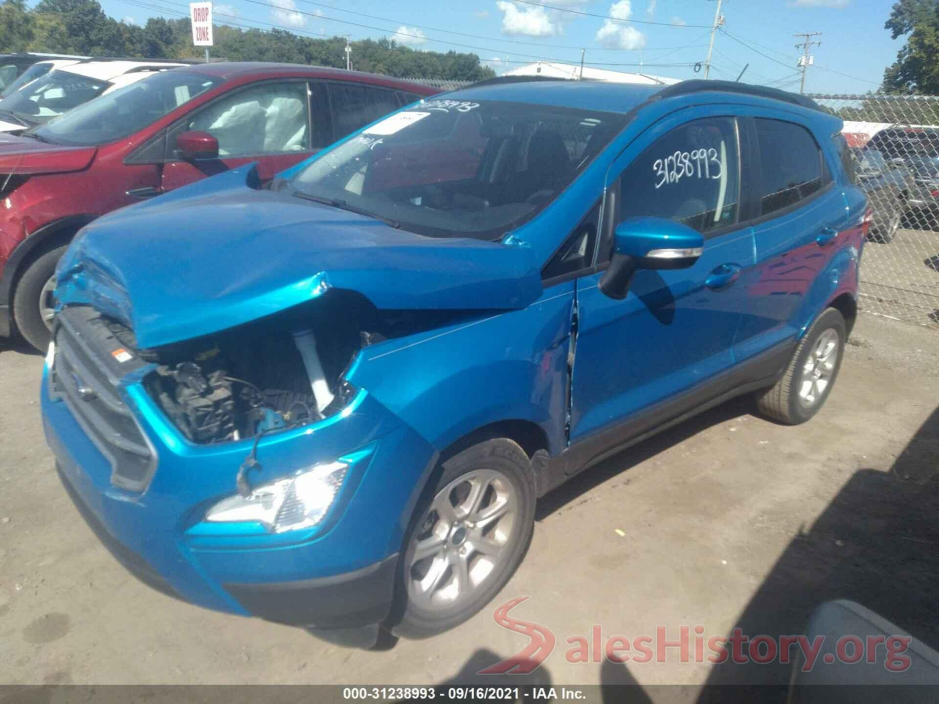 MAJ3S2GE3KC253194 2019 FORD ECOSPORT