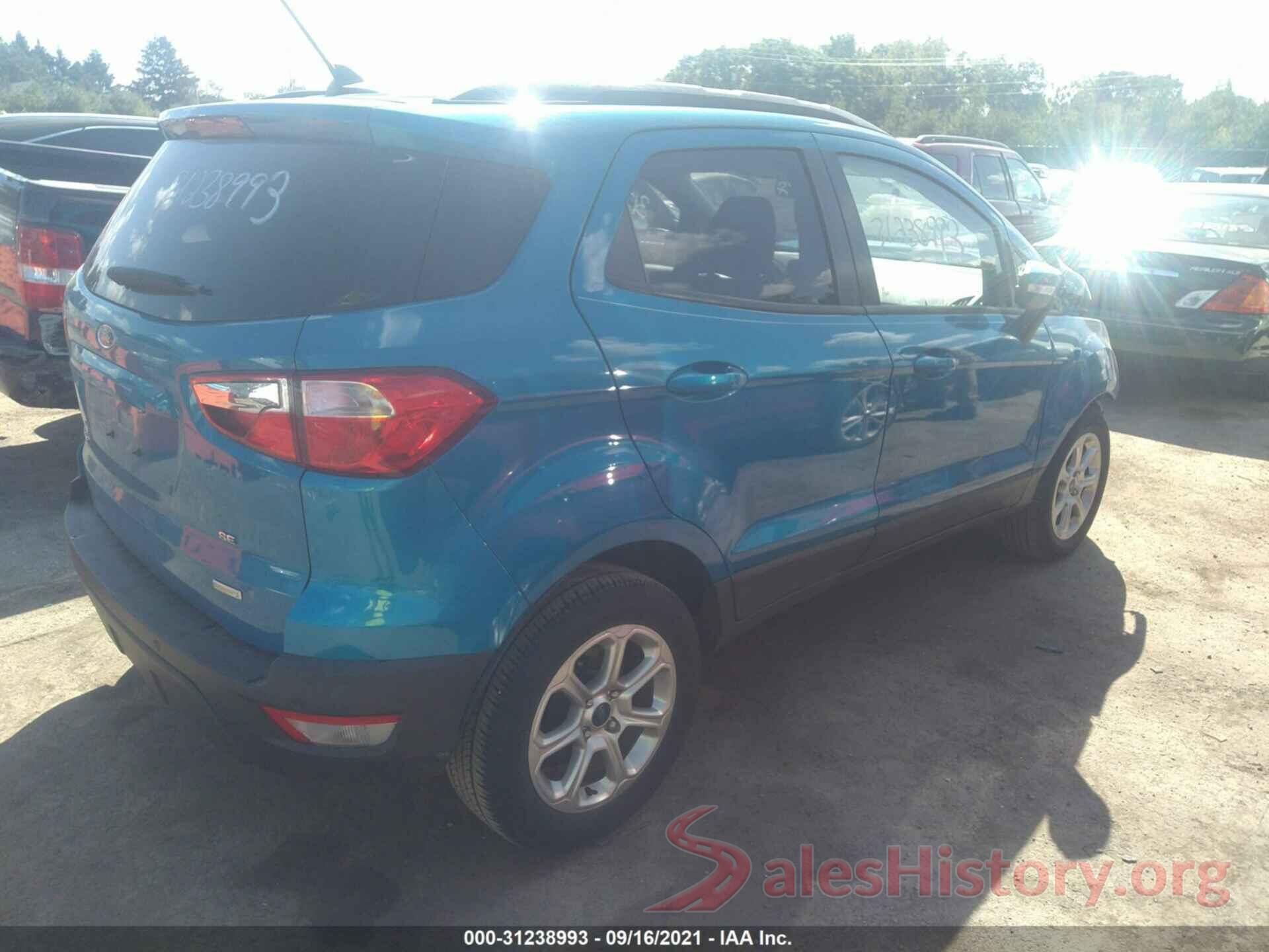 MAJ3S2GE3KC253194 2019 FORD ECOSPORT