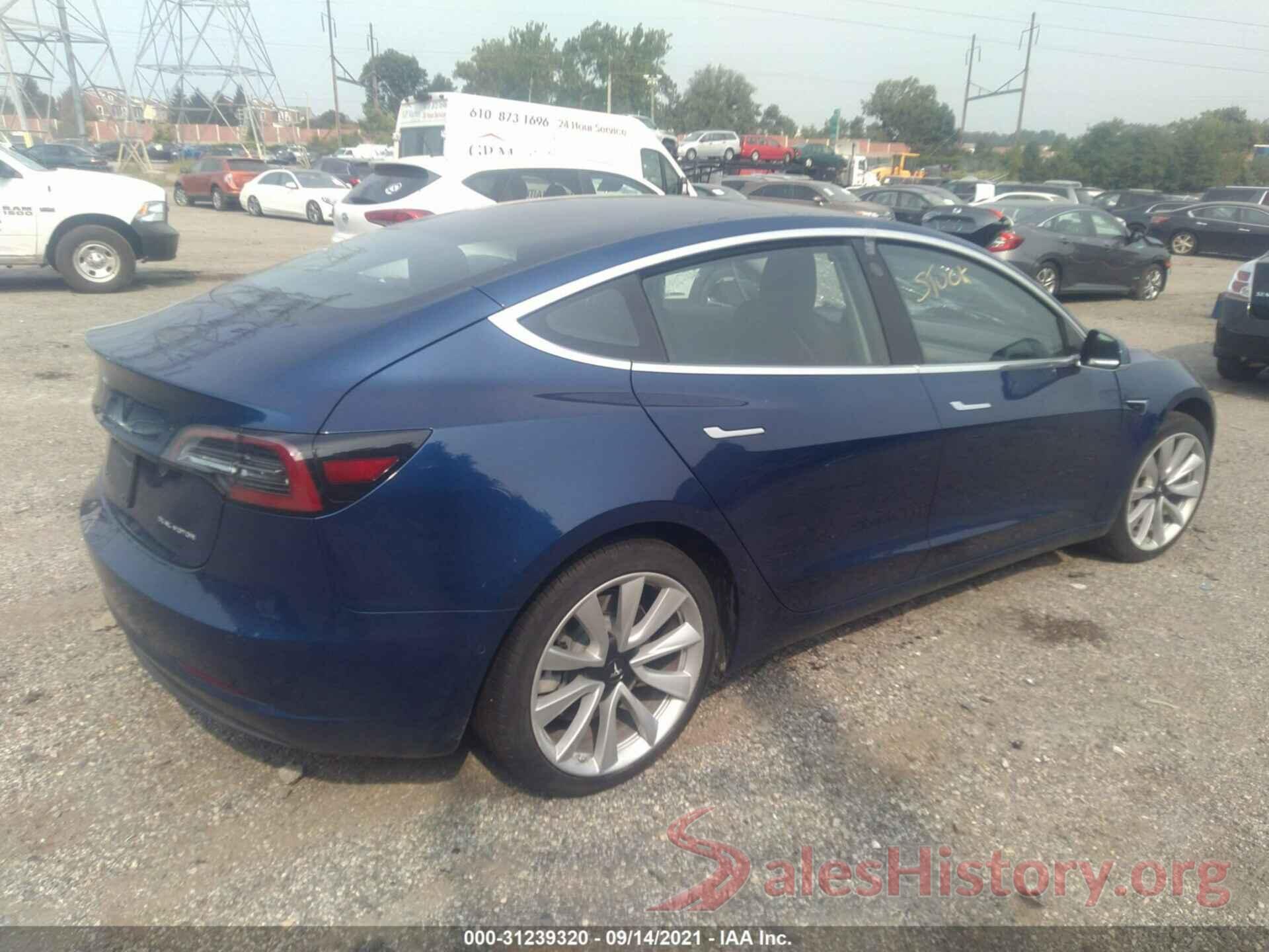 5YJ3E1EB6LF620534 2020 TESLA MODEL 3