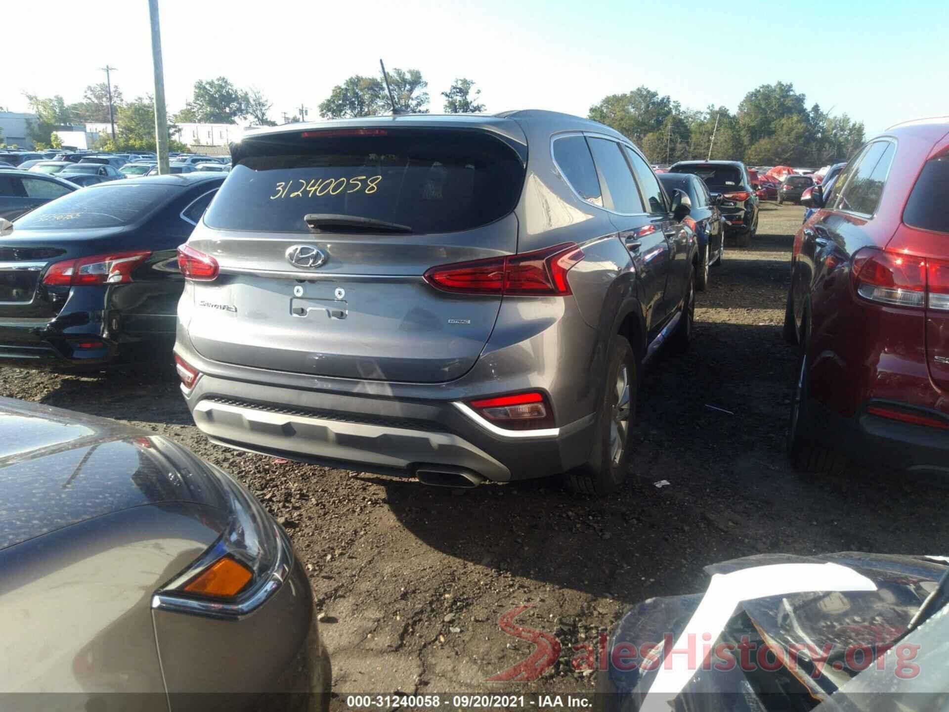 5NMS2CAD0KH125394 2019 HYUNDAI SANTA FE