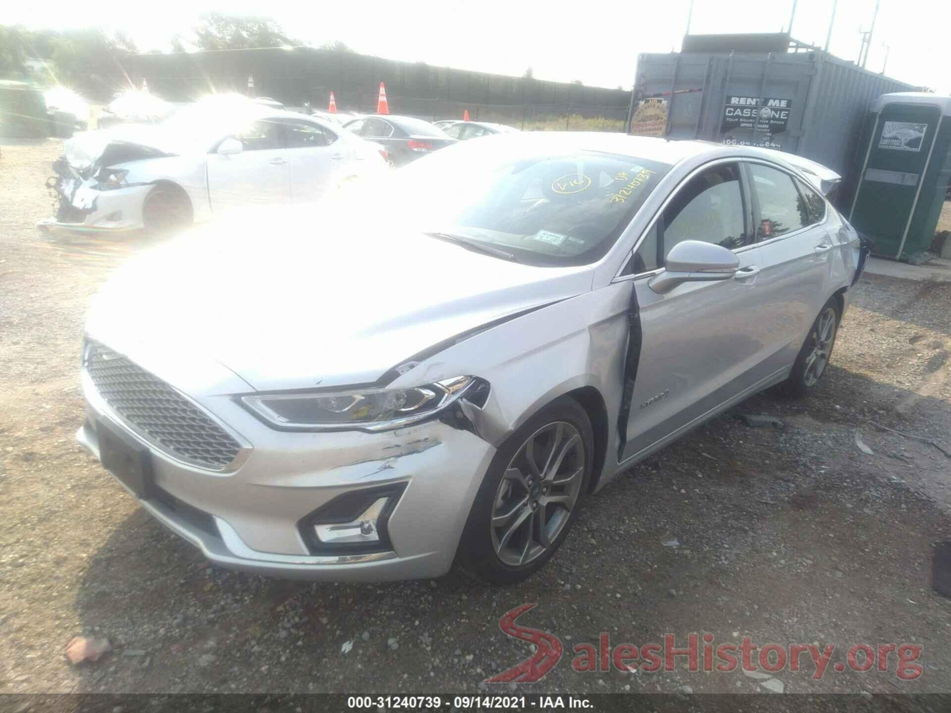 3FA6P0RU1KR212510 2019 FORD FUSION HYBRID