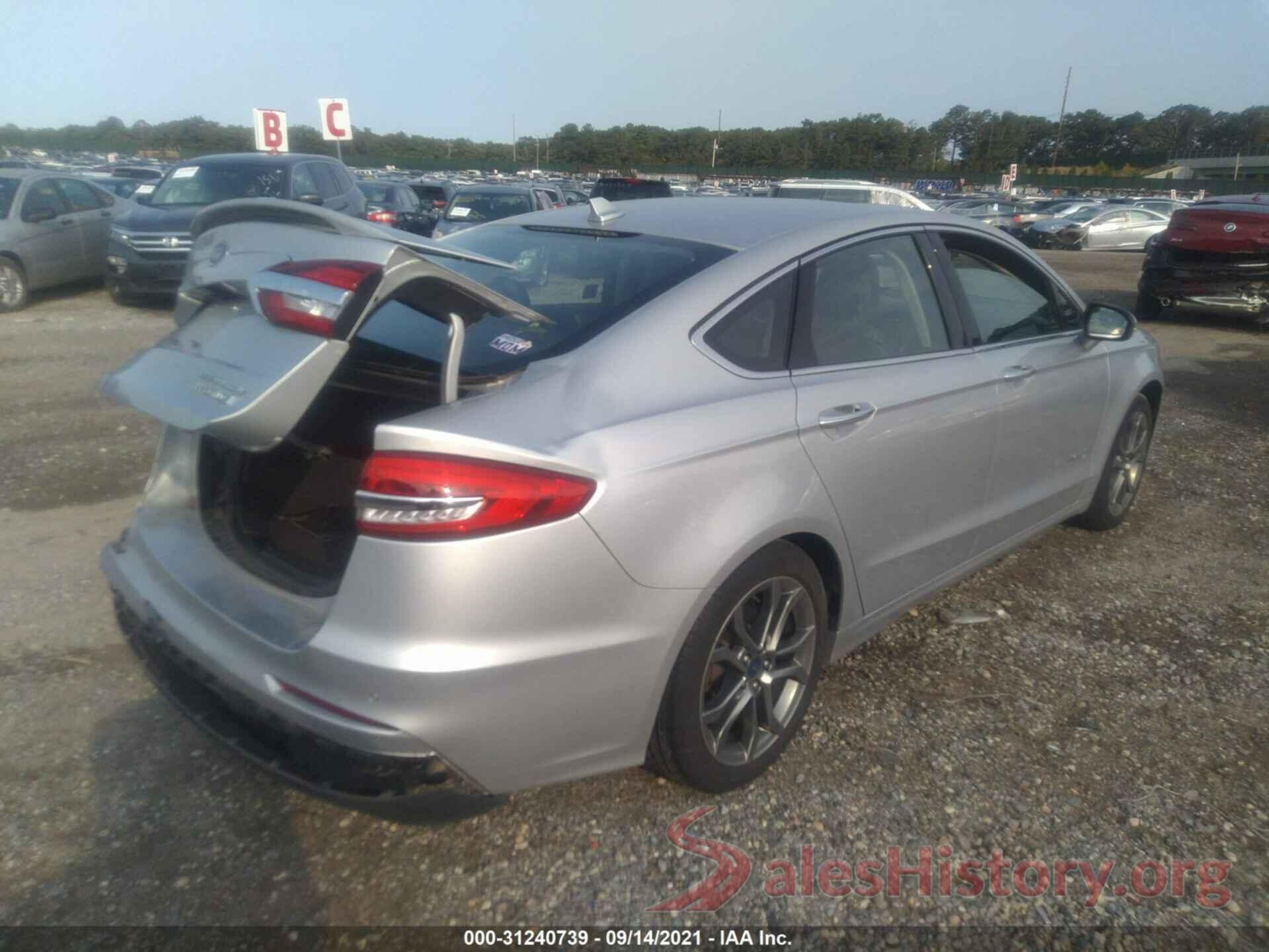 3FA6P0RU1KR212510 2019 FORD FUSION HYBRID