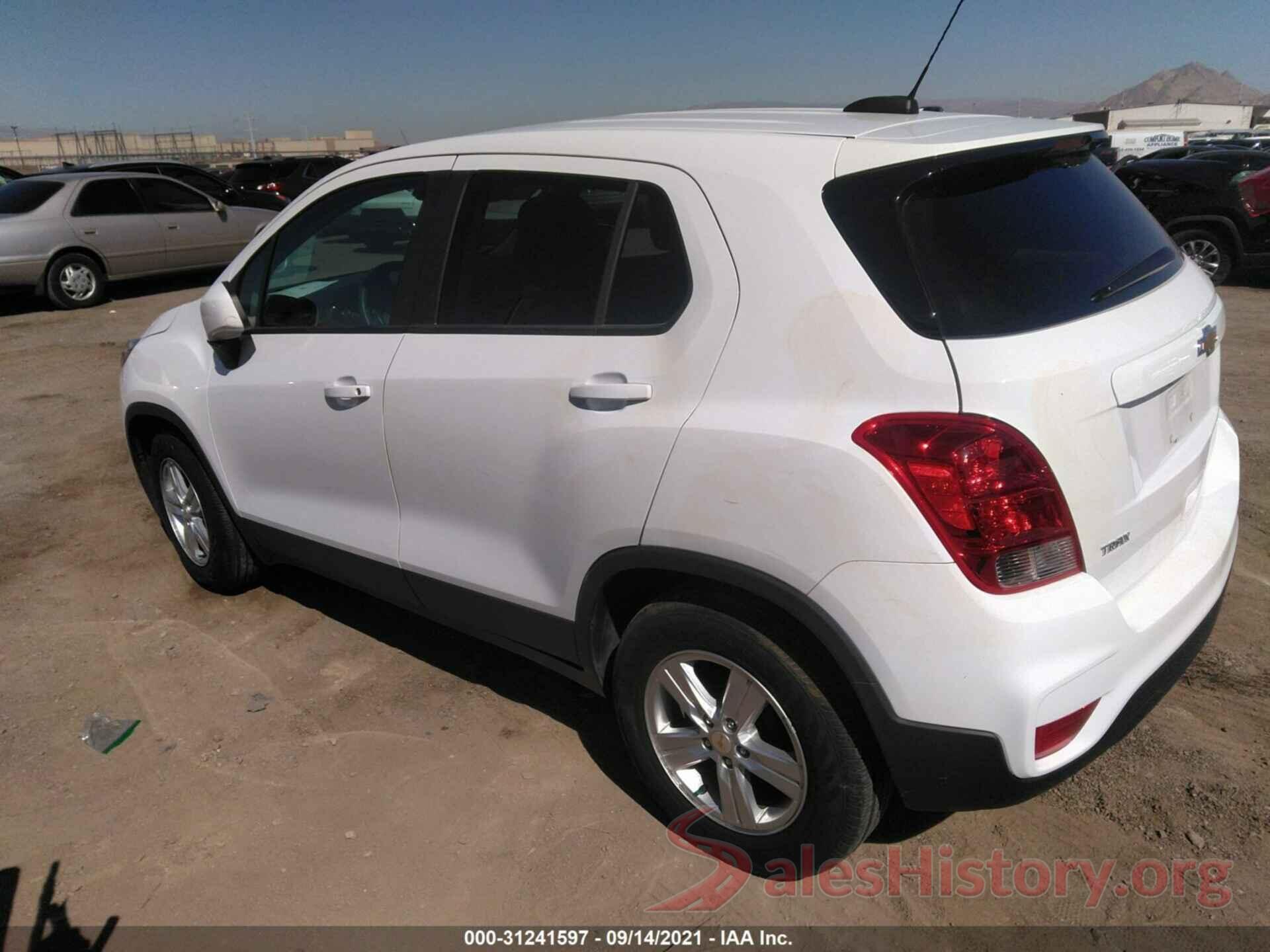 3GNCJKSB4KL189477 2019 CHEVROLET TRAX