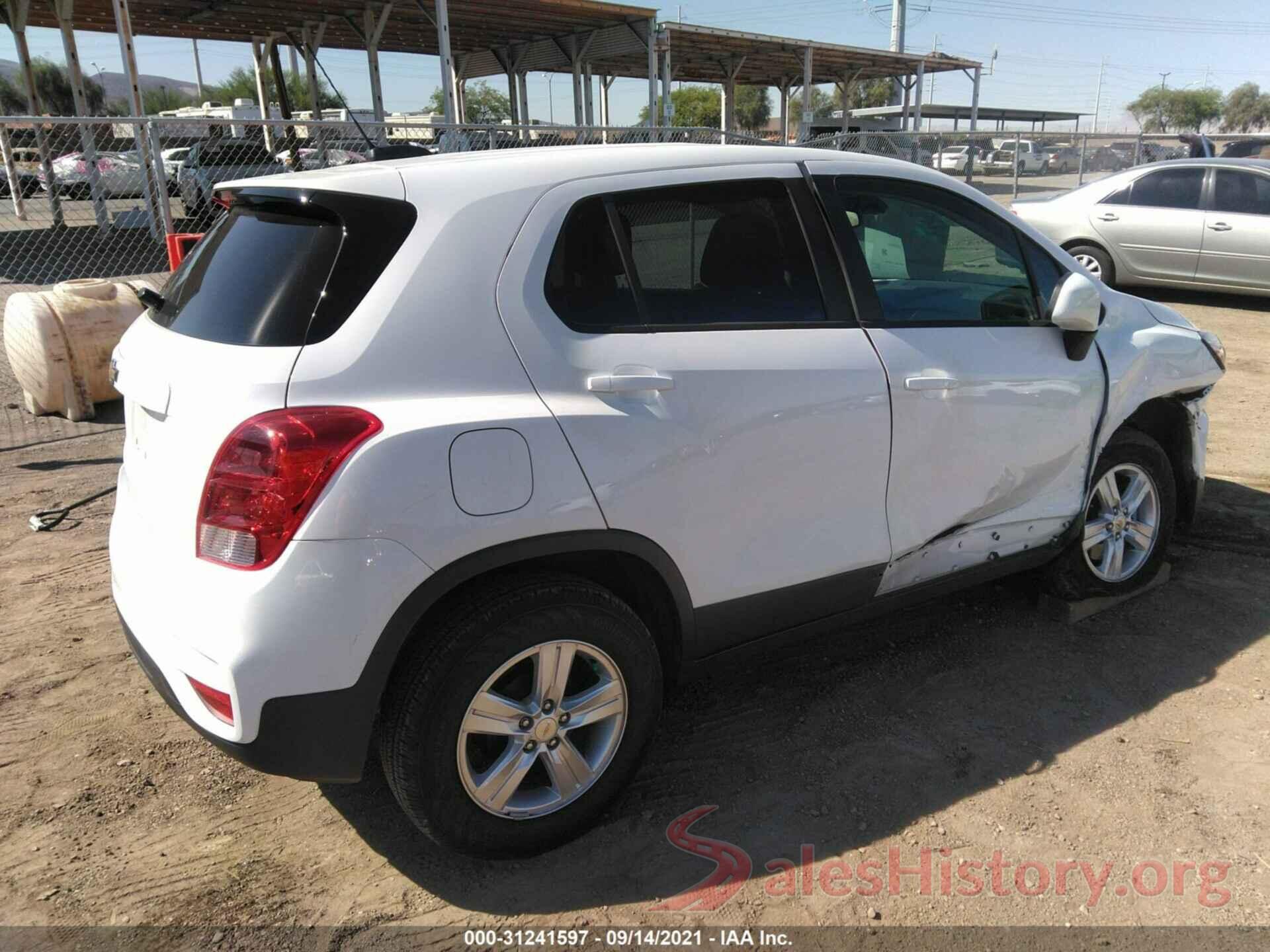 3GNCJKSB4KL189477 2019 CHEVROLET TRAX