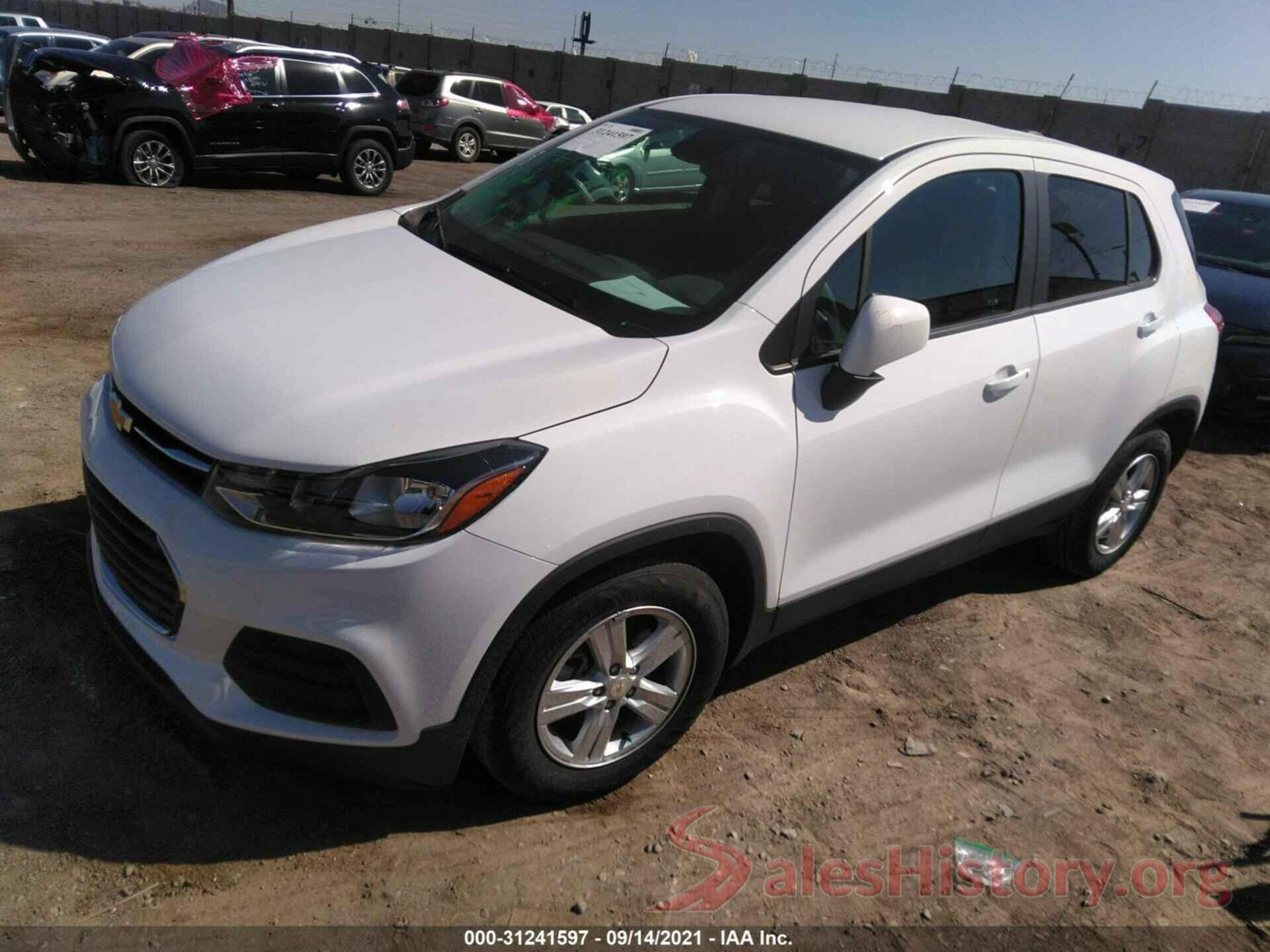 3GNCJKSB4KL189477 2019 CHEVROLET TRAX