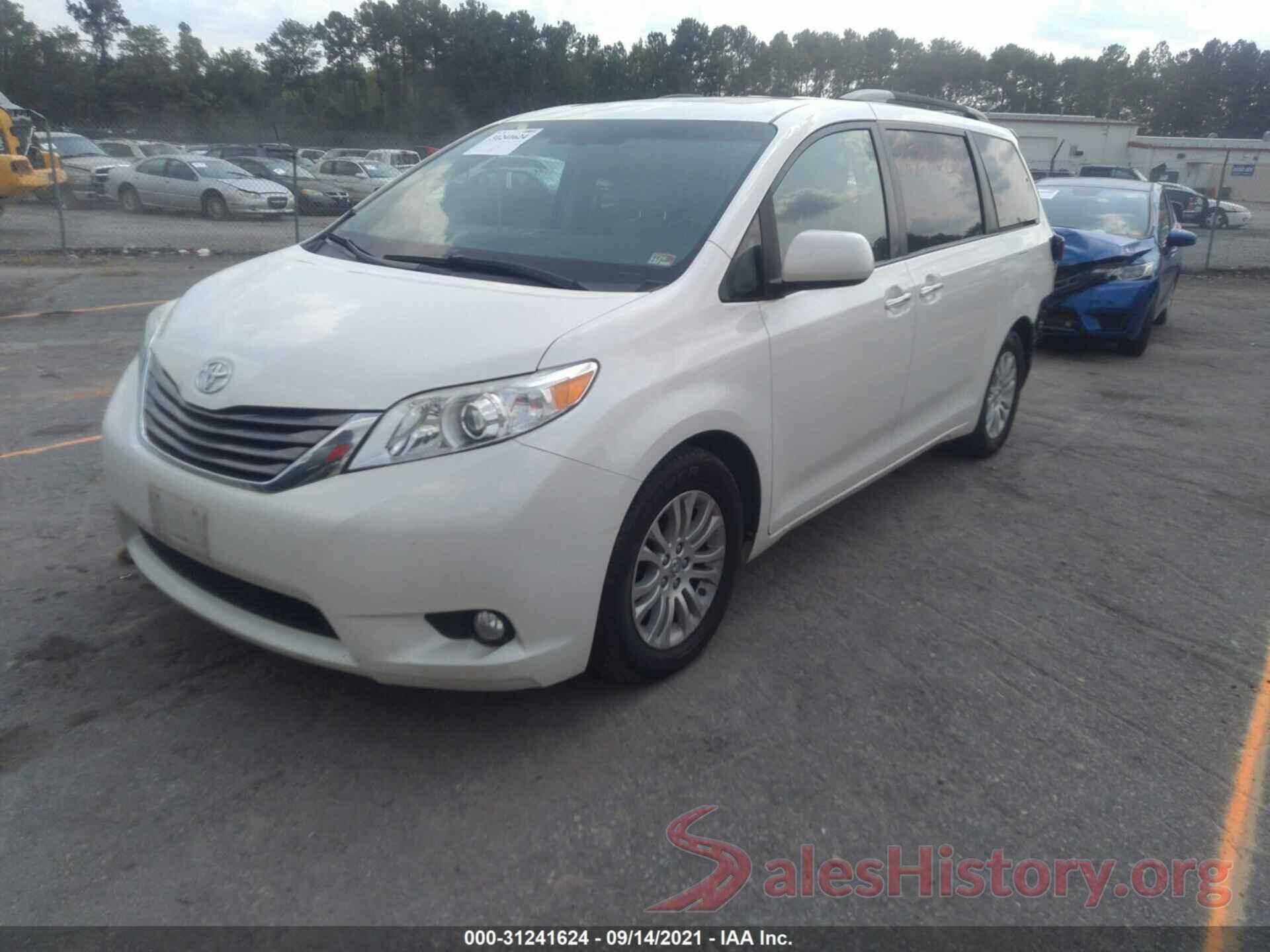 5TDYZ3DC2HS787833 2017 TOYOTA SIENNA