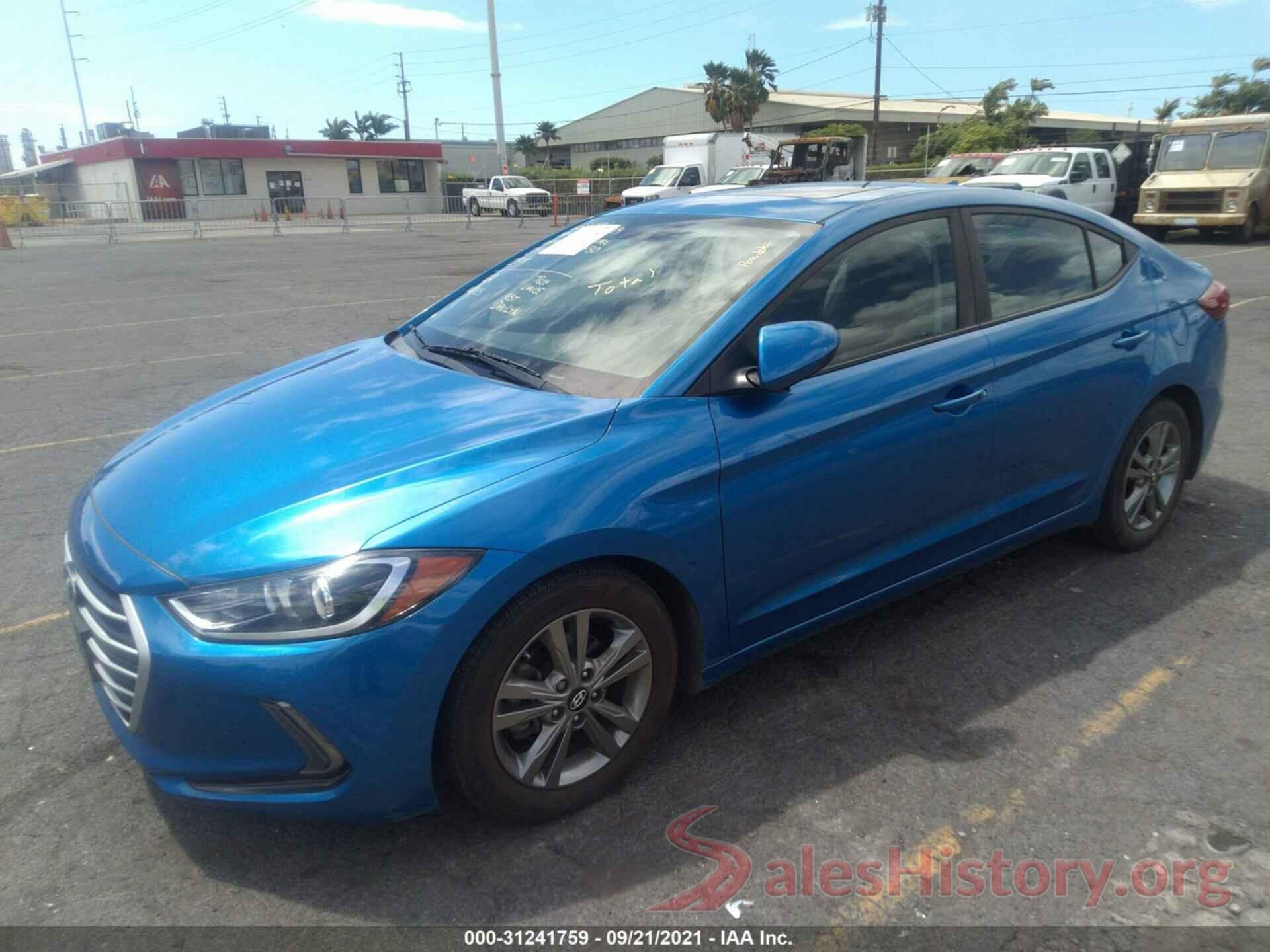 5NPD84LF0HH157673 2017 HYUNDAI ELANTRA