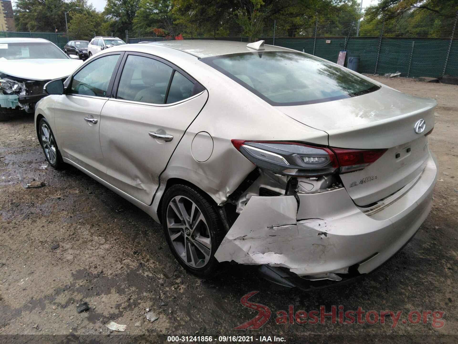 KMHD84LF4HU365282 2017 HYUNDAI ELANTRA