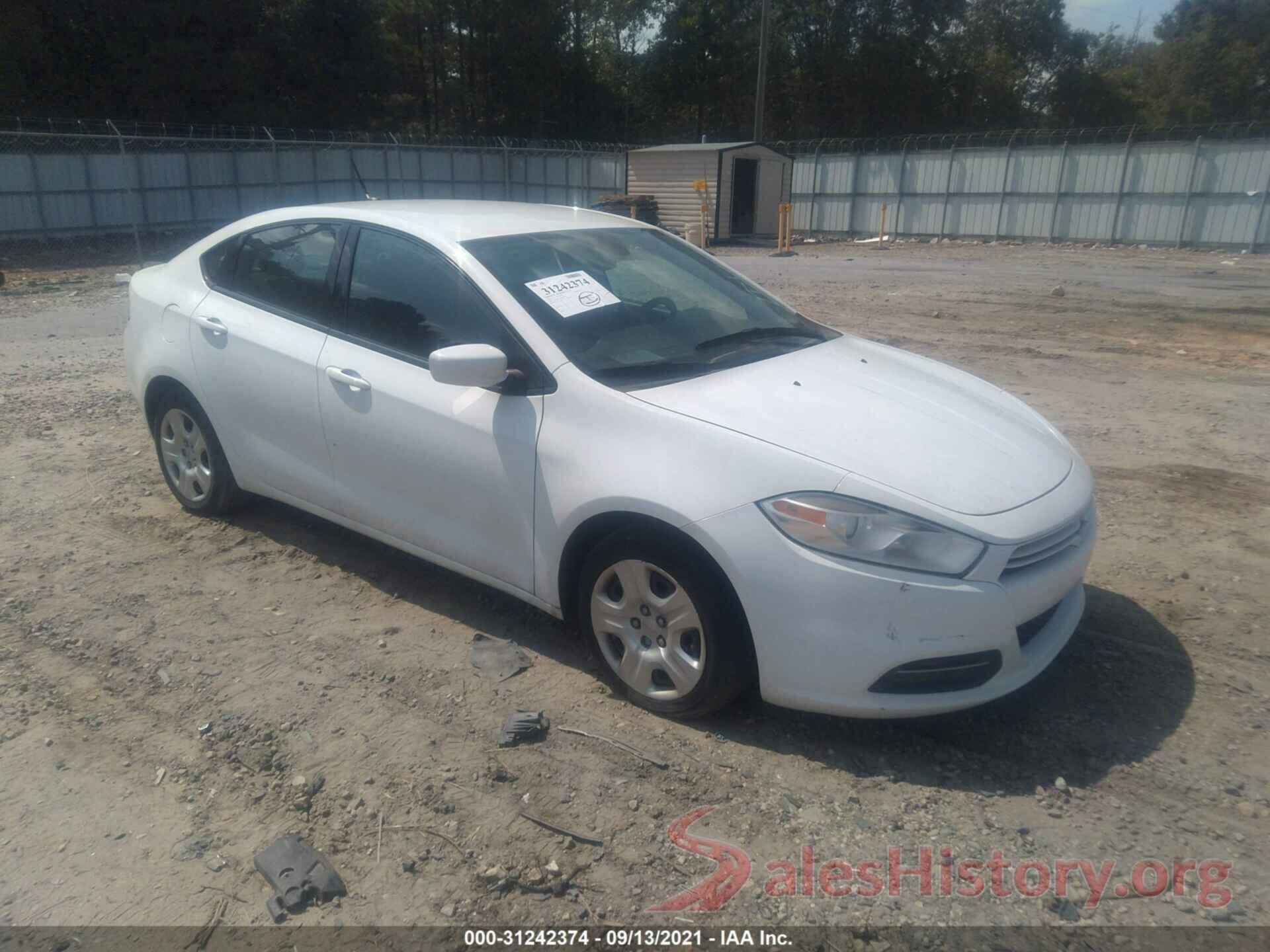 1C3CDFAAXGD624701 2016 DODGE DART